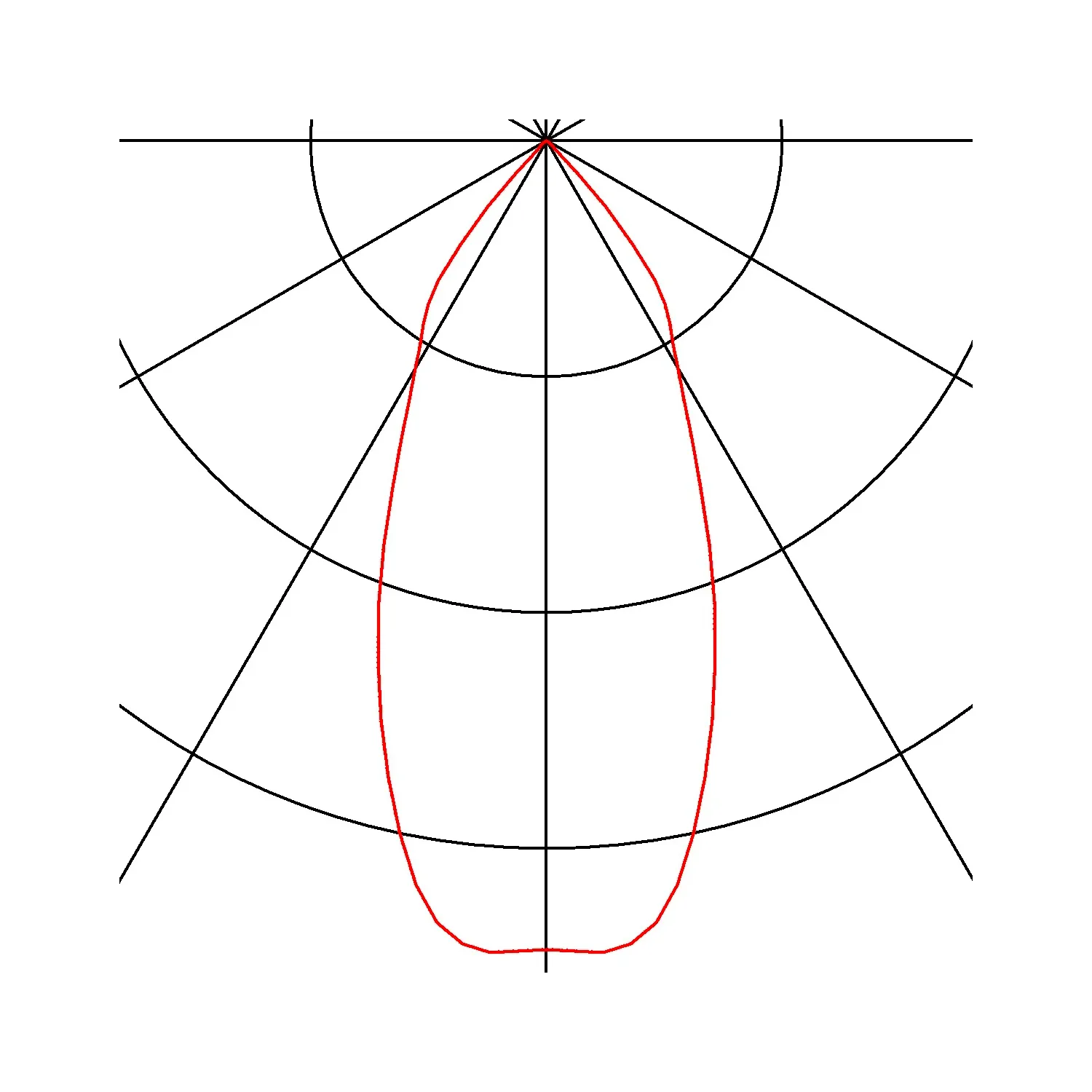 PATTA-I, plafondinbouwlamp, rond, matzwart, 38°, 3000 k, incl. driver