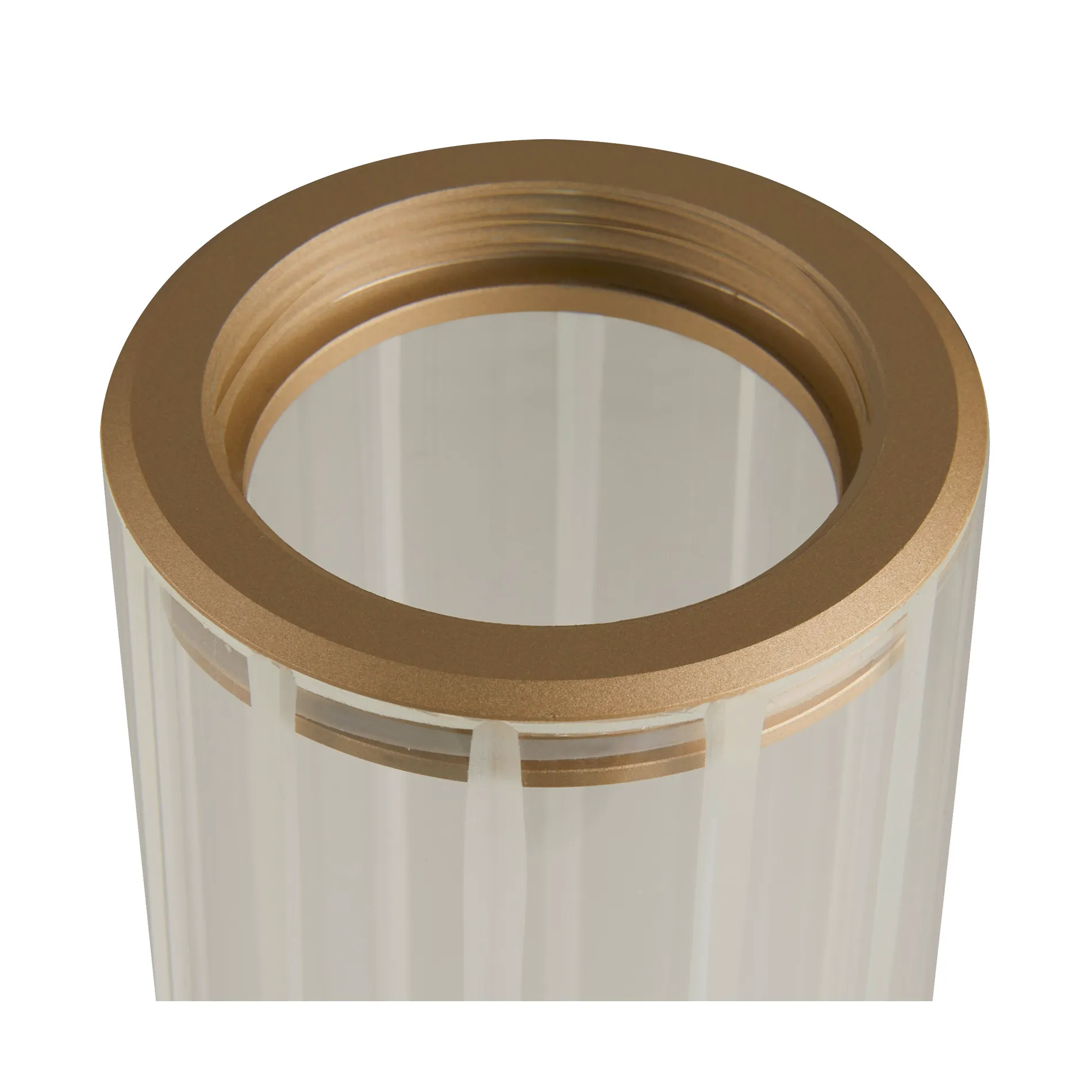 LYGANT double, wandopbouwarmatuur, 3000K, 11 W, messing