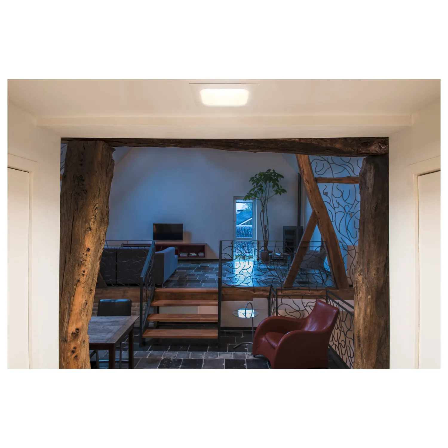 VERLUX, inbouwarmatuur, led, 3000K, mat wit, L/B/D 13,5/13,5/7,5 cm, 2