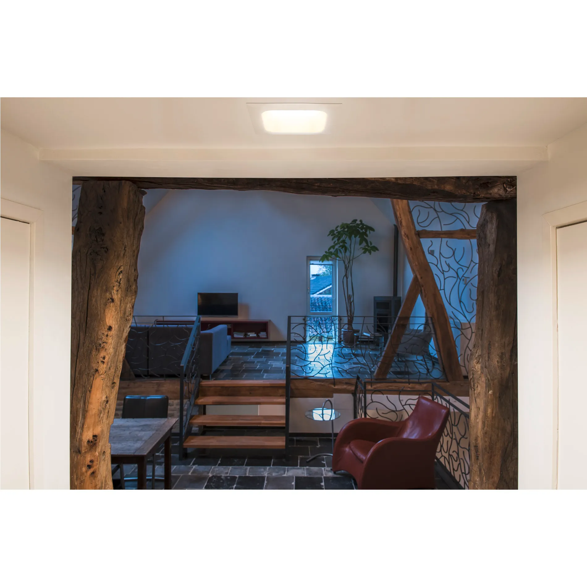 VERLUX, inbouwarmatuur, led, 3000K, mat wit, L/B/D 13,5/13,5/7,5 cm, 2