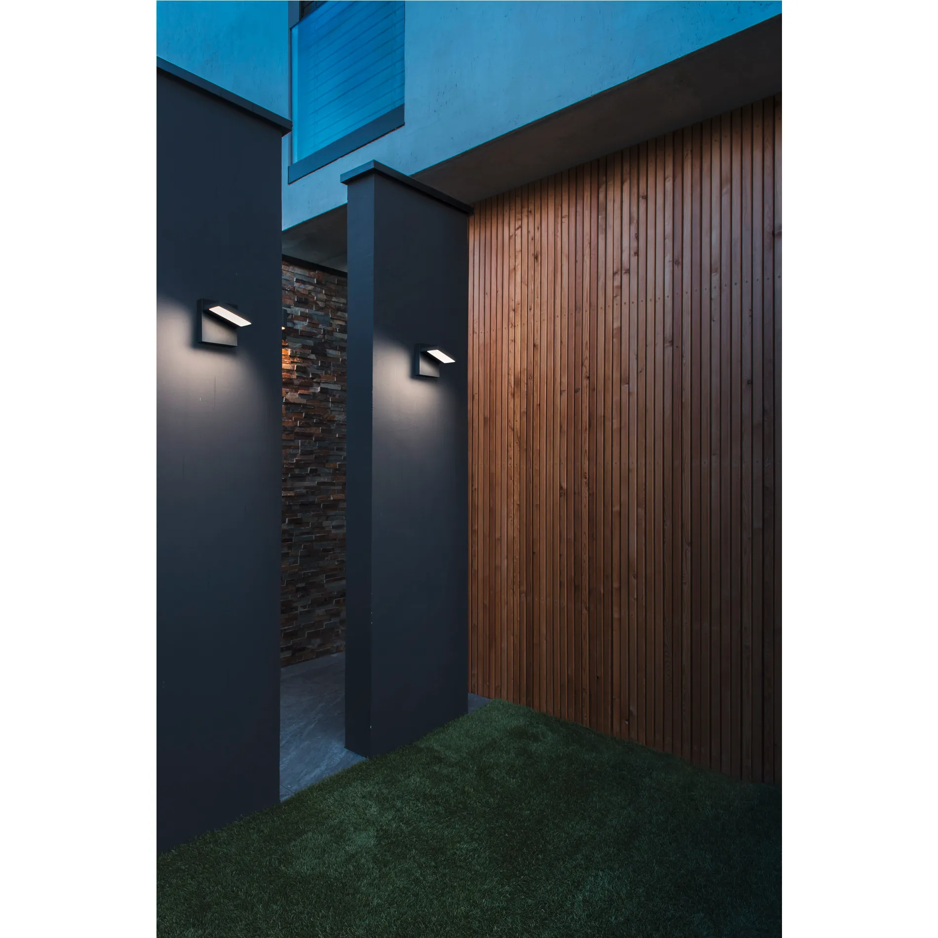 ABRIDOR Outdoor LED wandopbouwarmatuur IP55 antraciet 3000/4000K