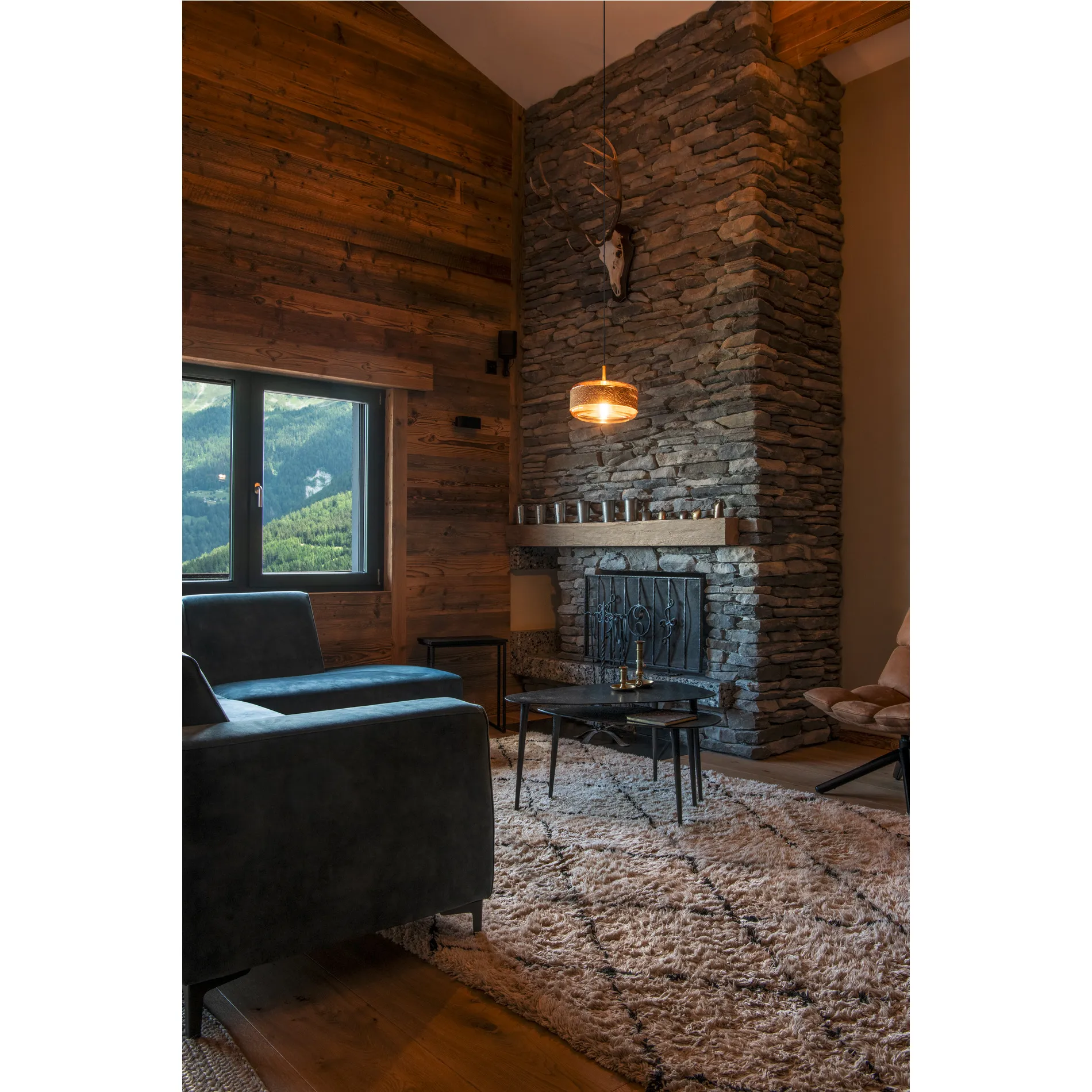 PANTILO ROPE 27, pendelarmatuur, 250 cm, E27, 15 W, goud