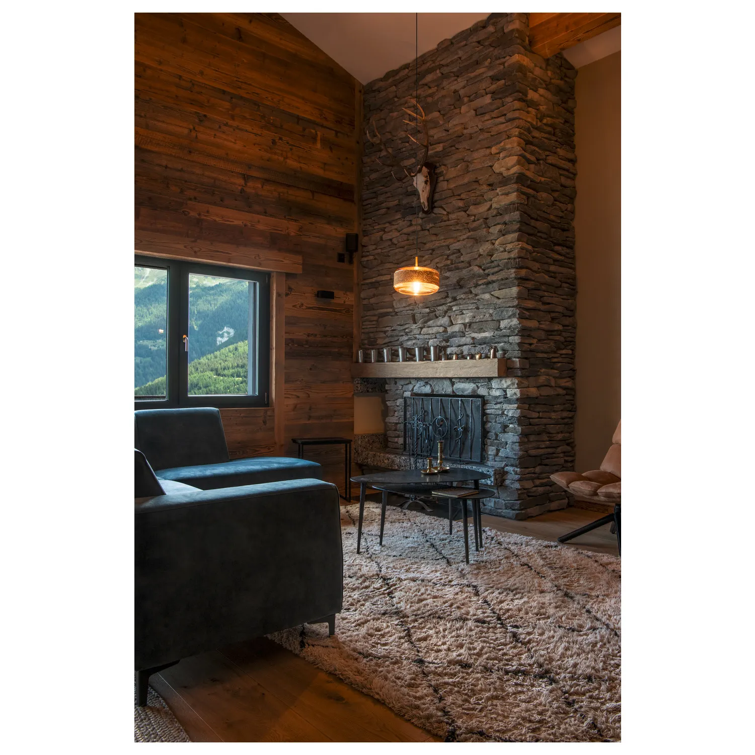 PANTILO ROPE 27, pendelarmatuur, 250 cm, E27, 15 W, goud