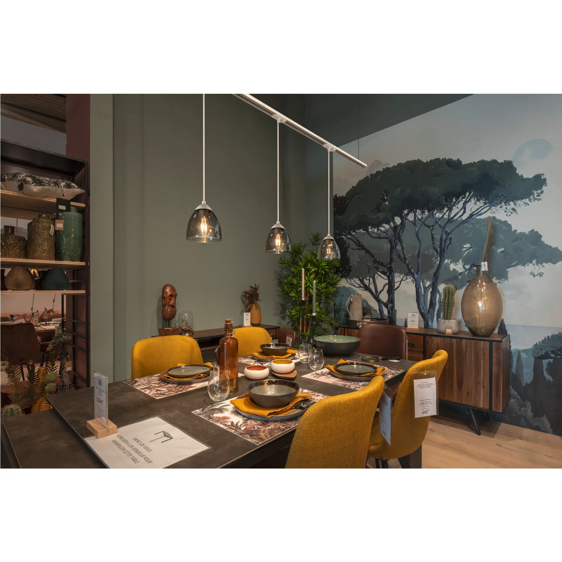 PARA CONE GL GU10, pendelarmatuur wit/transparant