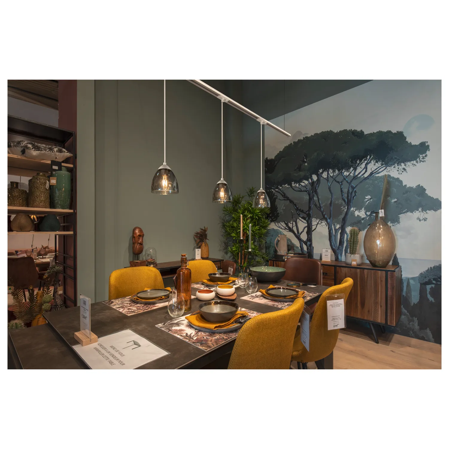 PARA CONE GL GU10, pendelarmatuur wit/transparant