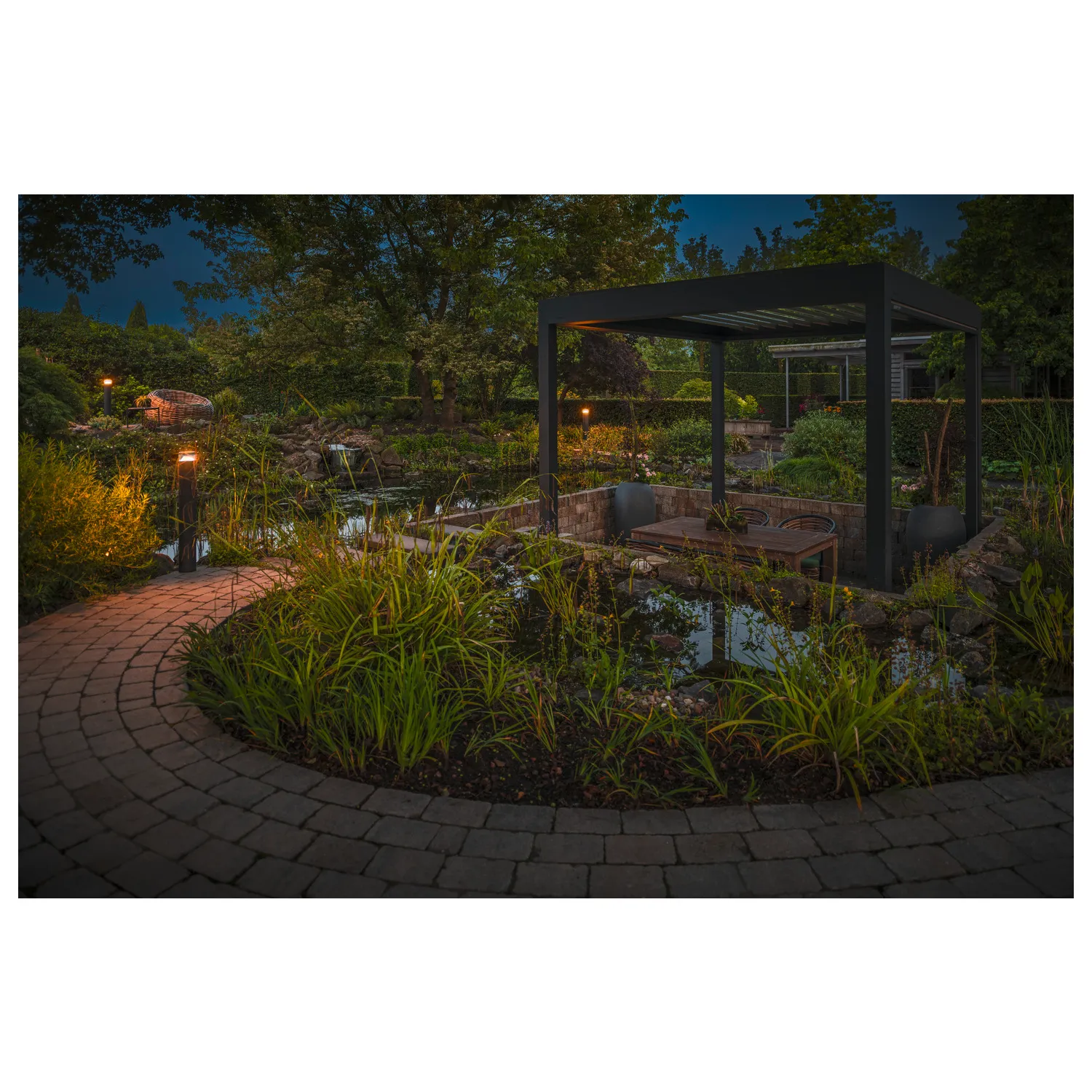 M-POL S Polehead 360°, niet-verblindend, armatuurkop, antraciet, 10 W,