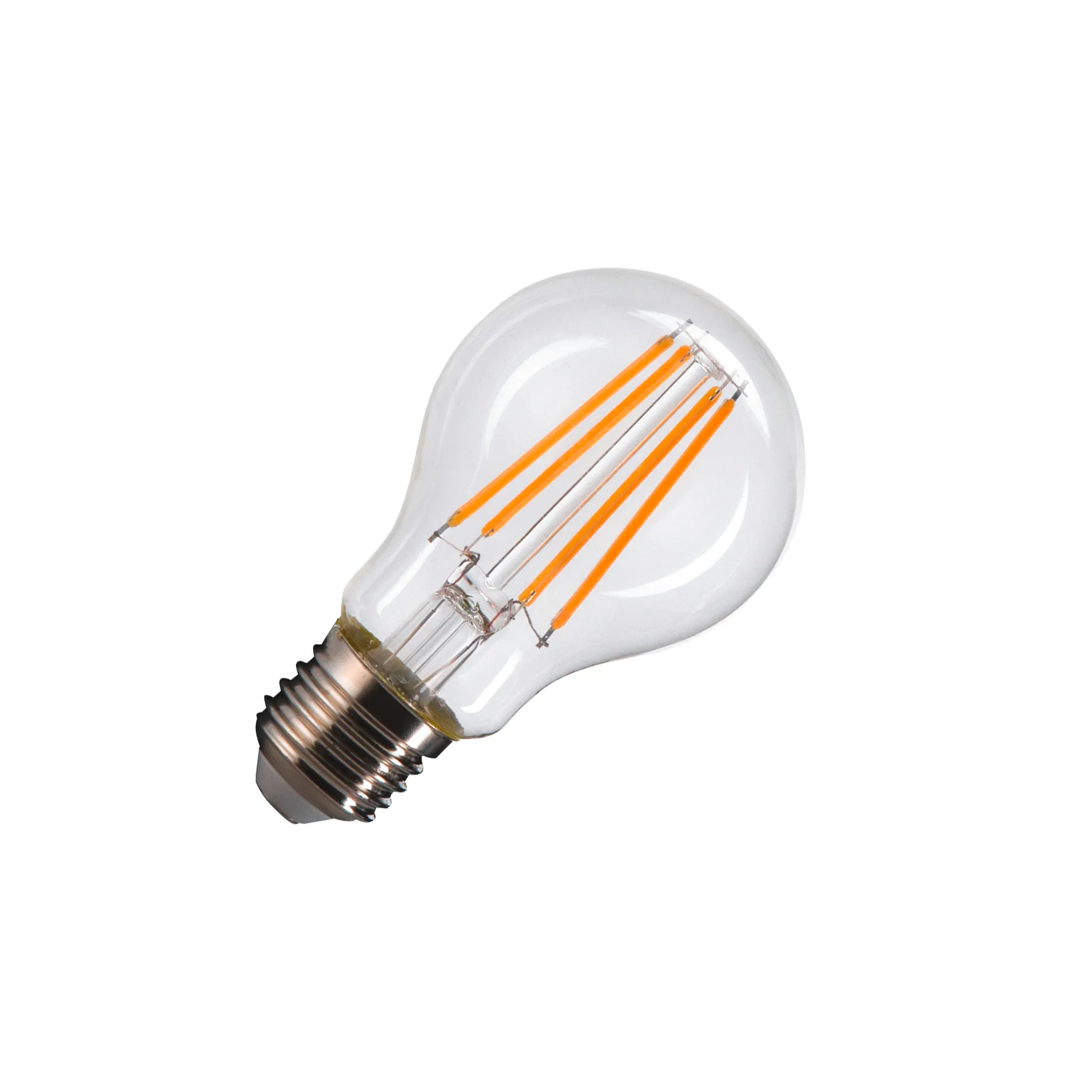 A60 E27, led lichtbron transparant 7,5W 2700K CRI90 320°