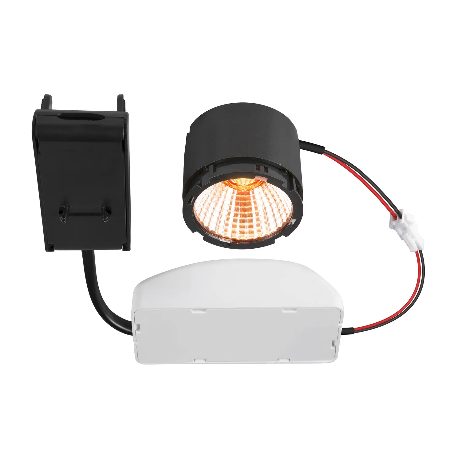 NEW TRIA®, led module, rond, 1800-3000K, 38°, FASE, zwart