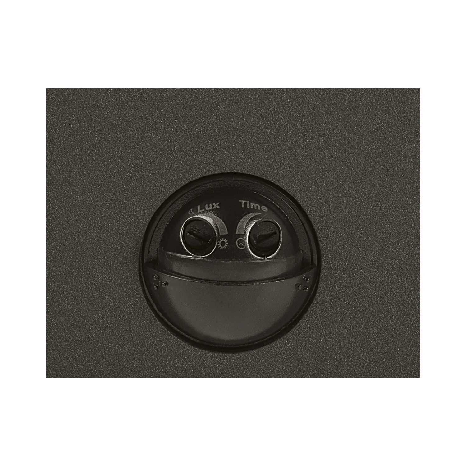 GRAFIT E27 rond sensor, wandopbouwarmatuur antraciet