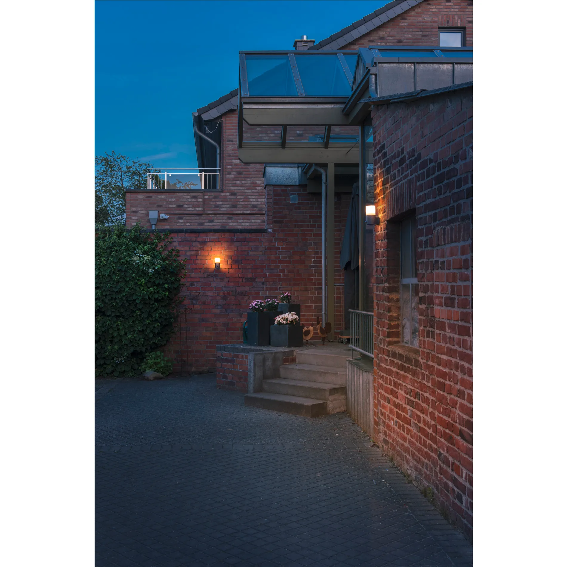 GRAFIT E27 rond sensor, wandopbouwarmatuur antraciet