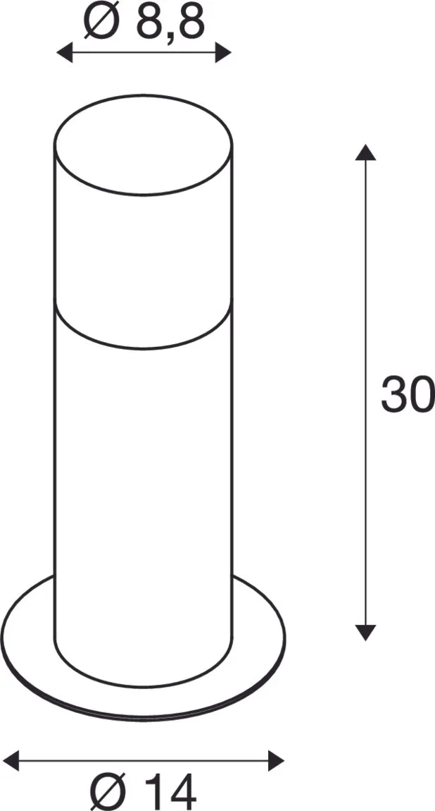 GRAFIT E27 30 pole, staand armatuur antraciet