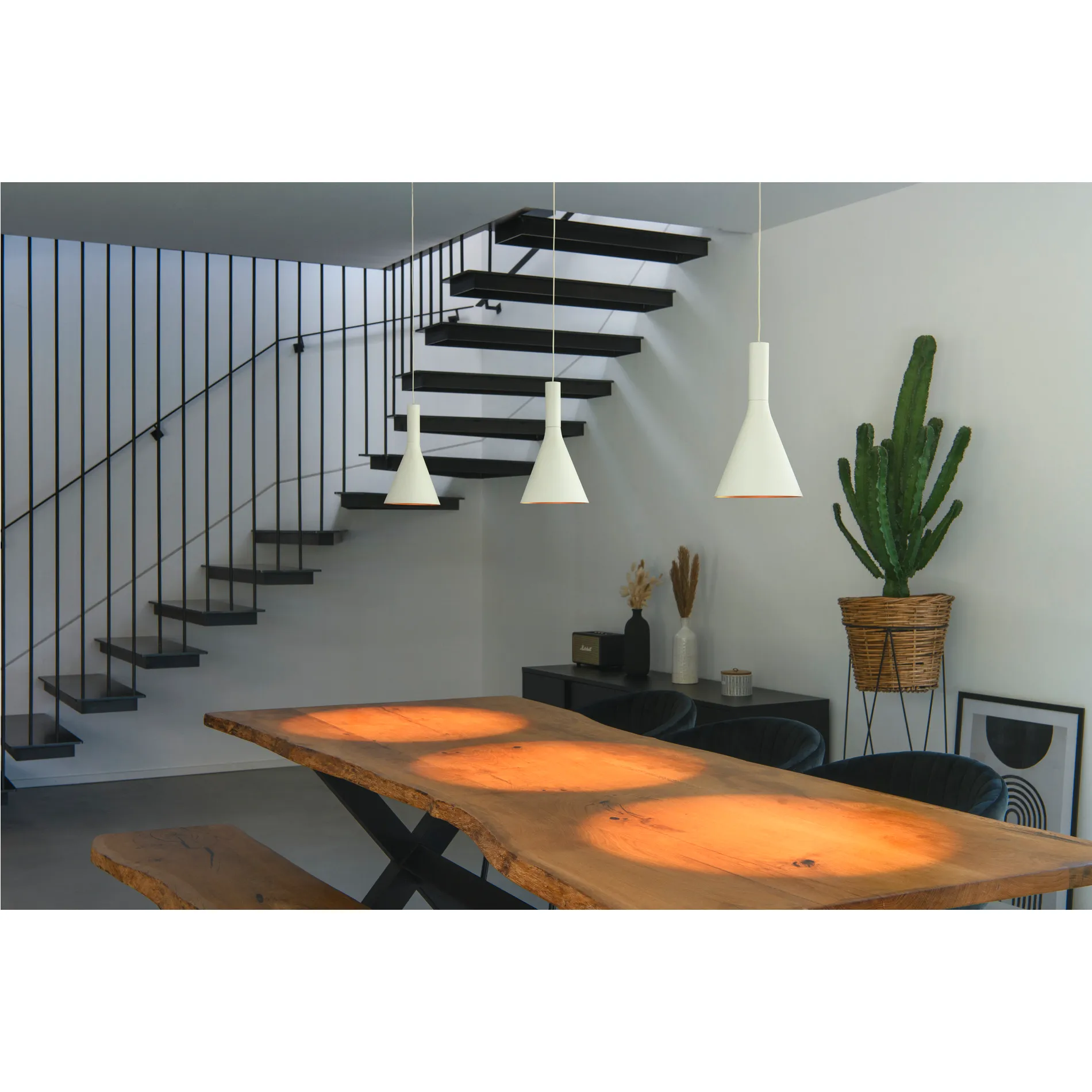 LALU® CONE 15, lampenkap, Mix&Match, h: 17 cm, wit