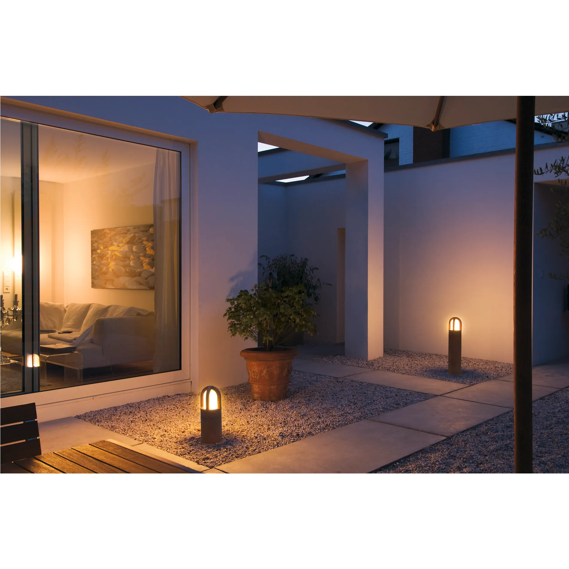 RUSTY CONE 40, outdoor armatuur, corten staal, E27 Energy Saver, max.