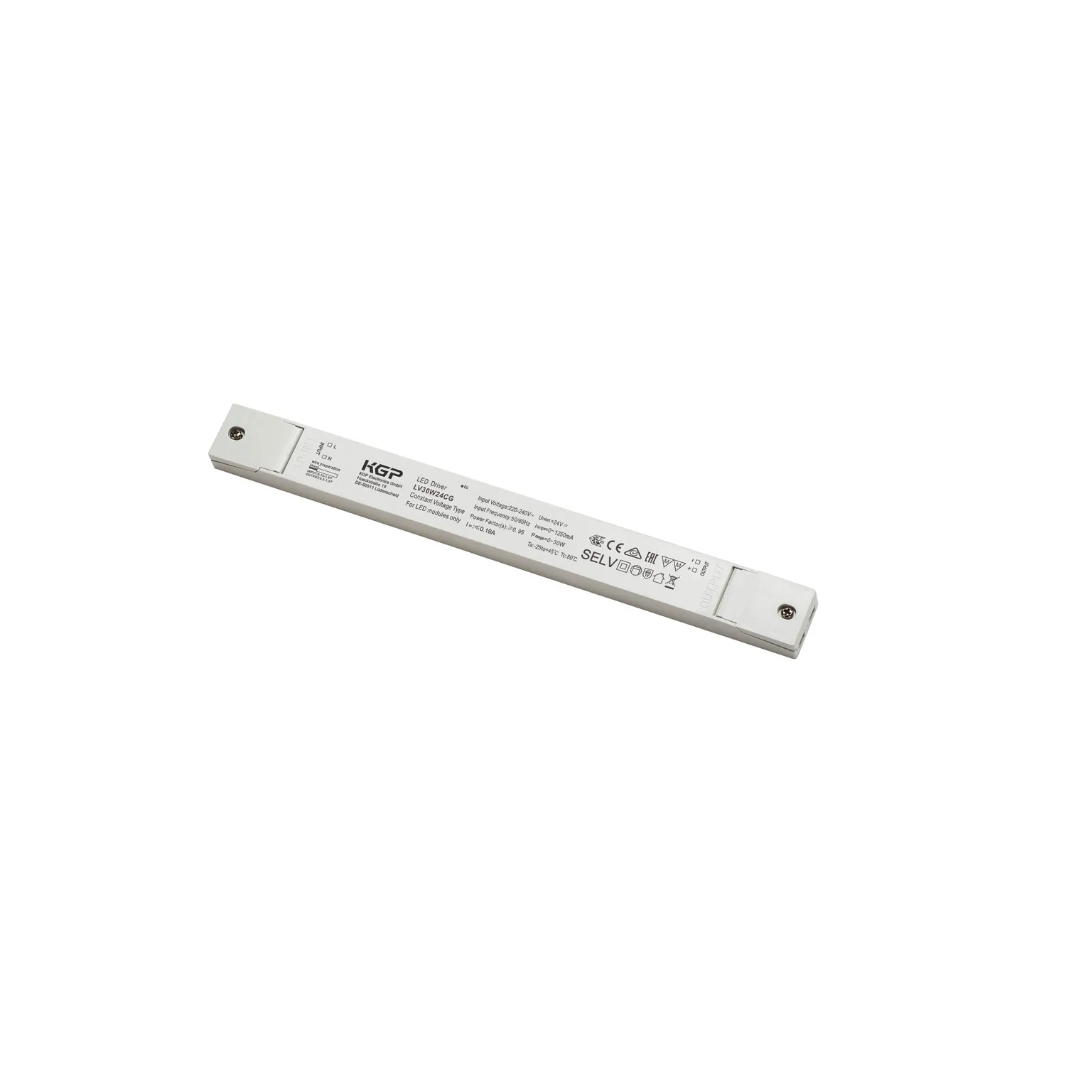 Led-voeding 30W 24V wit