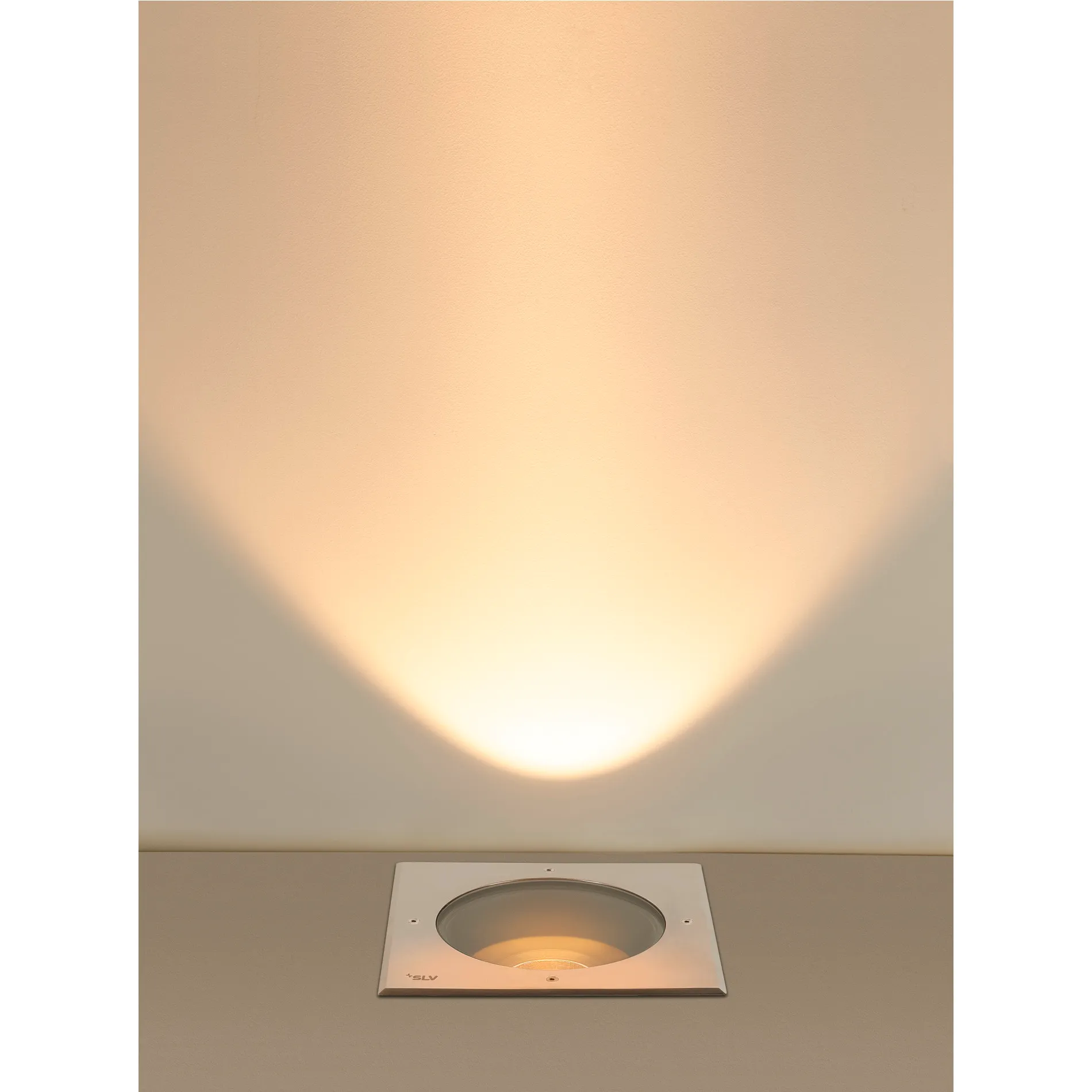 DASAR 2.0 XL rechthoekige kap 24° 3000K incl. DALI-driver rvs