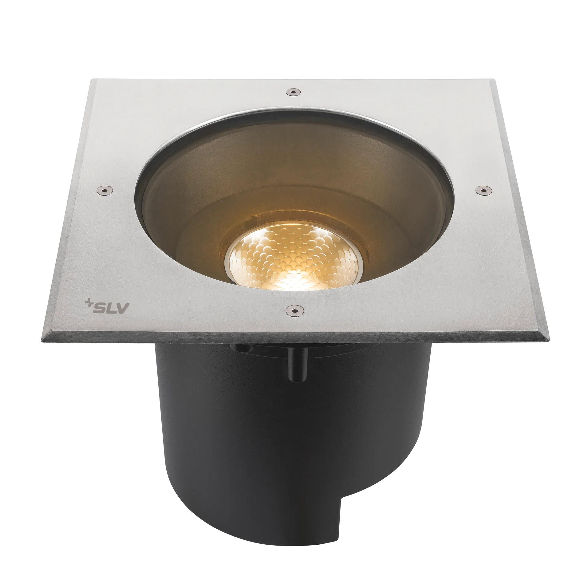 DASAR 2.0 XL rechthoekige kap 24° 3000K incl. DALI-driver rvs