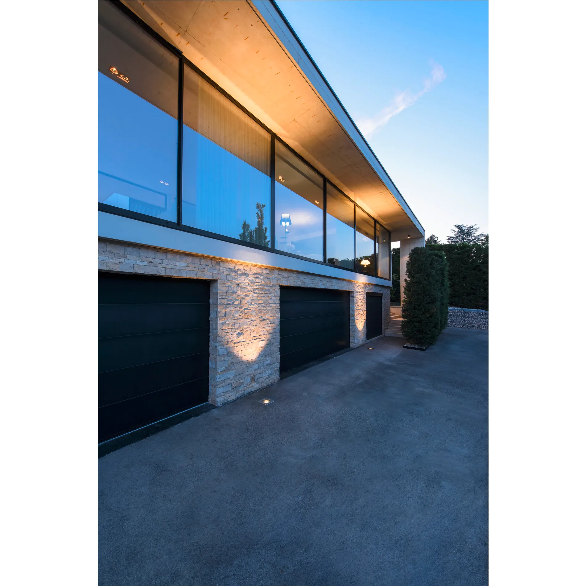 DASAR 2.0 XL rechthoekige kap 24° 3000K incl. DALI-driver rvs