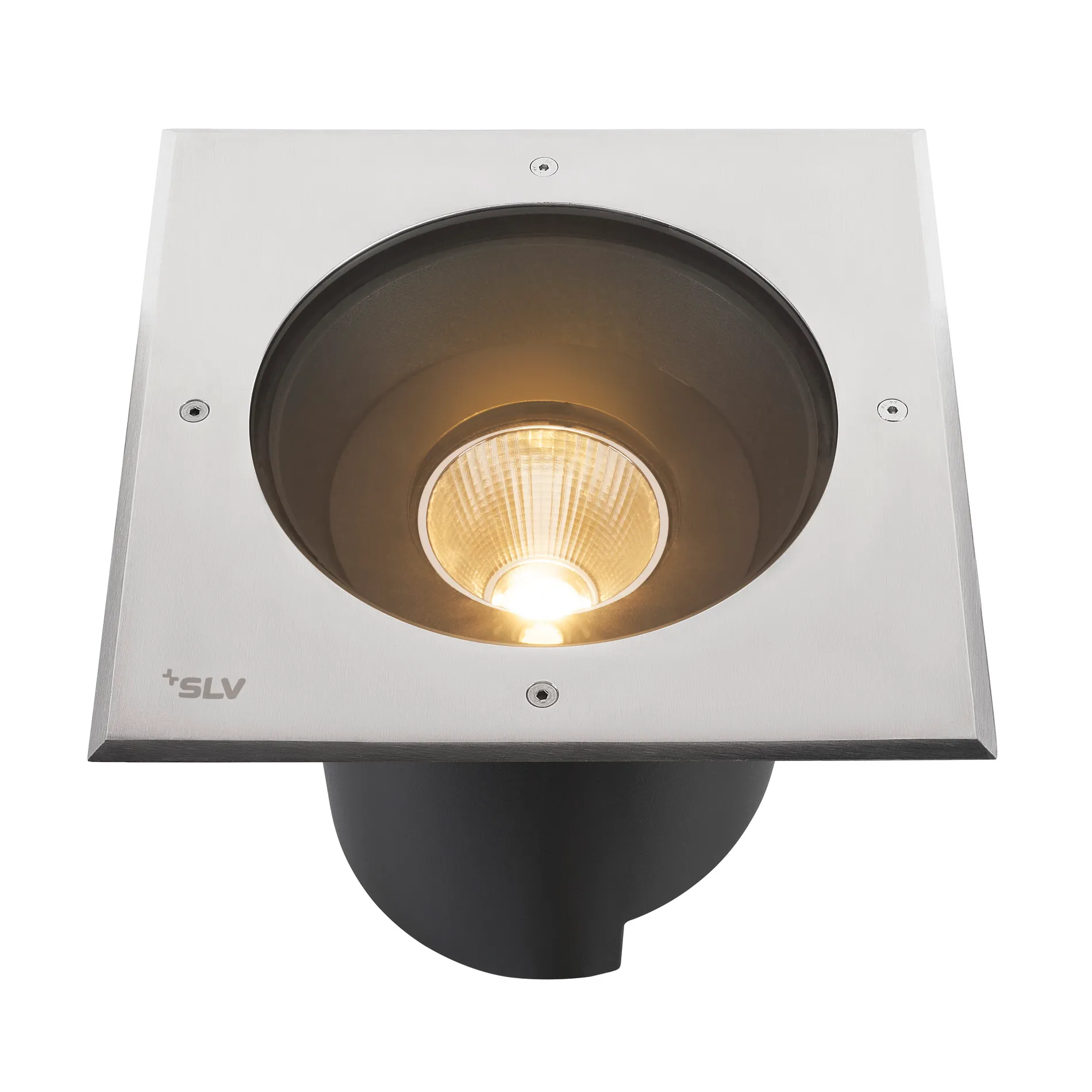 DASAR 2.0 XL rechthoekige kap 24° 3000K incl. DALI-driver rvs