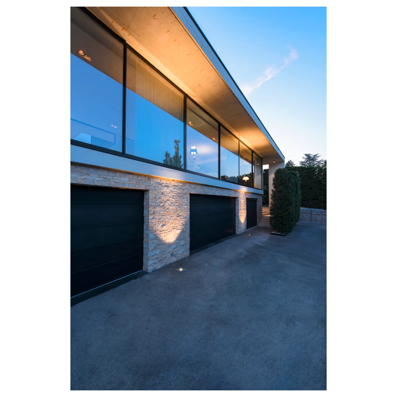 DASAR 2.0 XL rechthoekige kap 24° 3000K incl. DALI-driver rvs