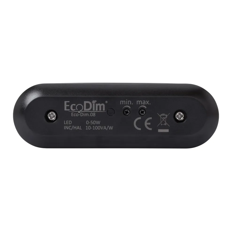 ECO-DIM.08 (B) Led snoerdimmer 0-50W zwart