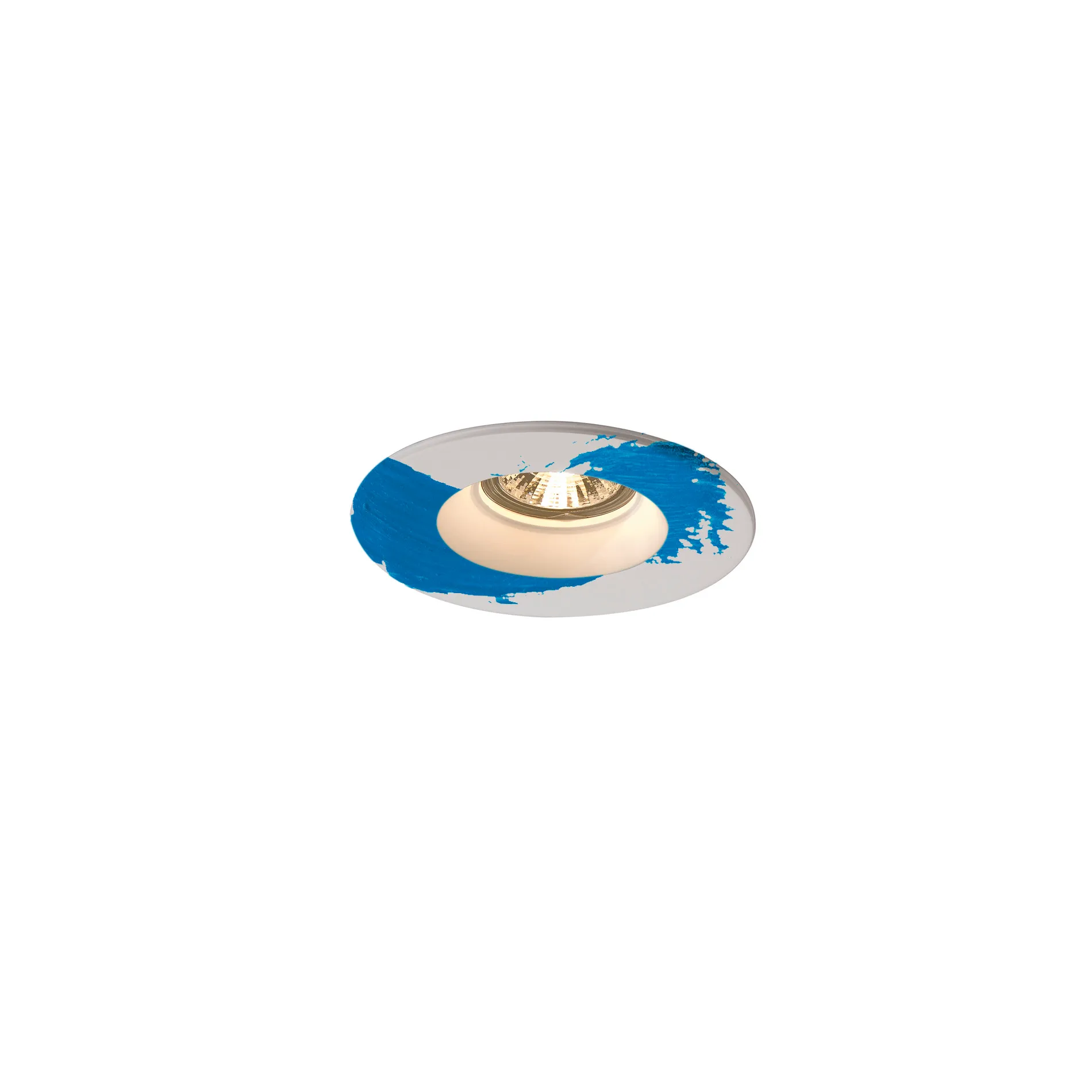 PLASTRA Downlight, GU10, rond, wit gips