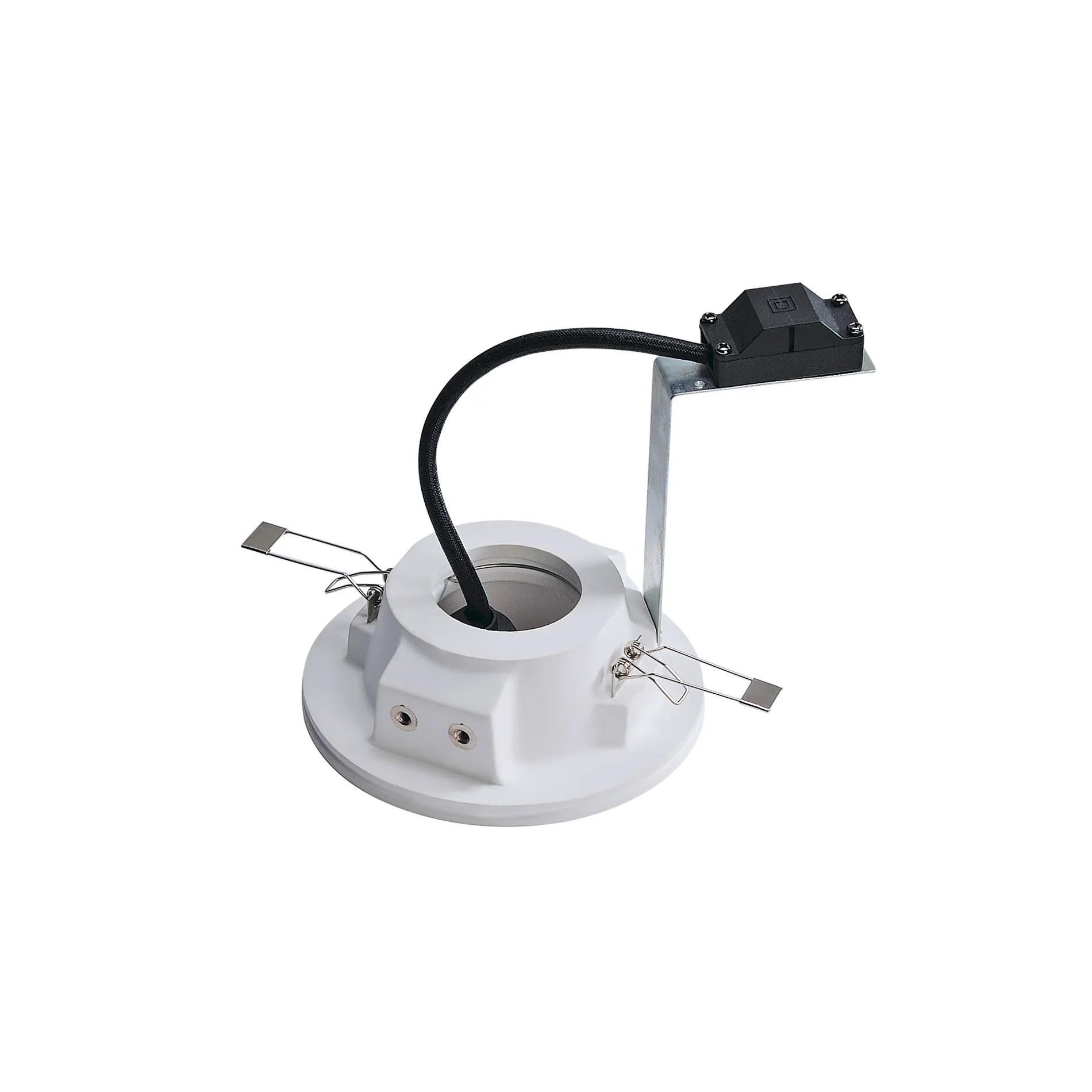 PLASTRA Downlight, GU10, rond, wit gips