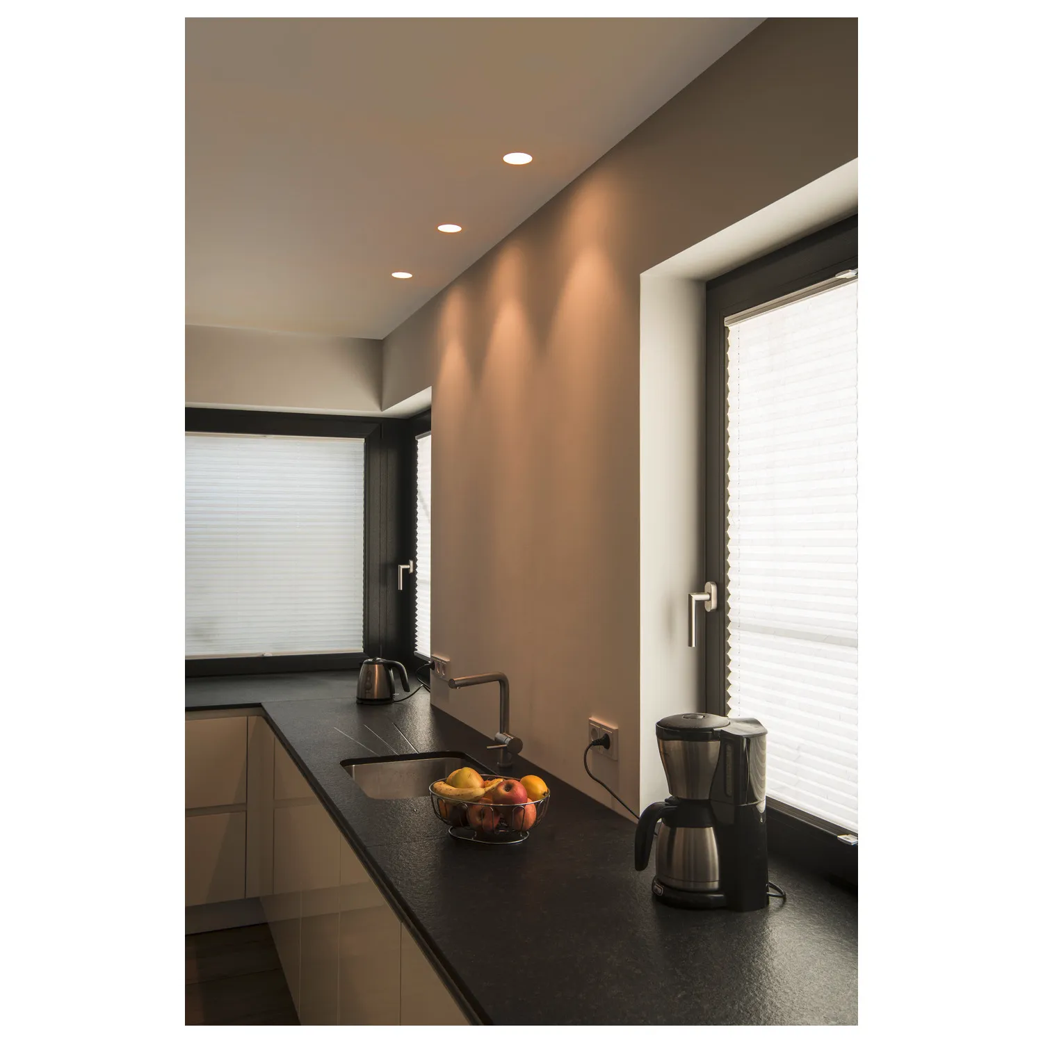 PLASTRA Downlight, GU10, rond, wit gips