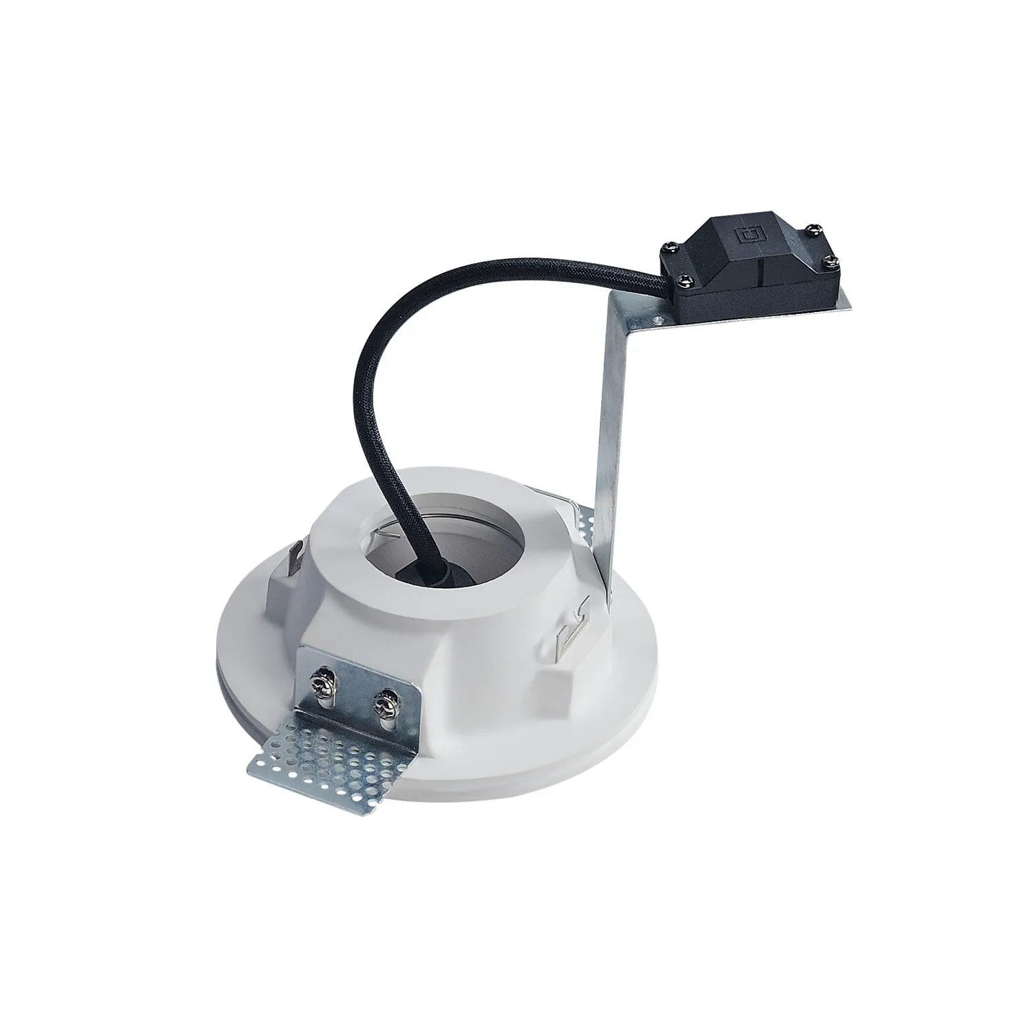 PLASTRA Downlight, GU10, rond, wit gips