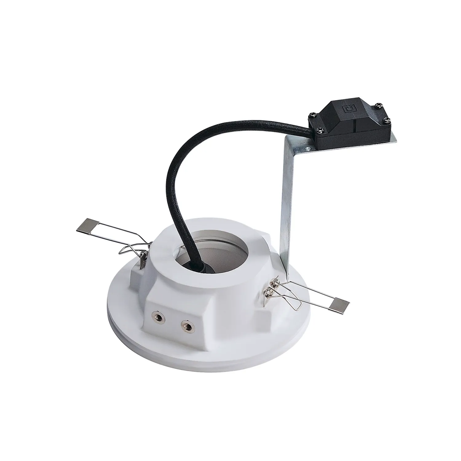 PLASTRA Downlight, GU10, rond, wit gips