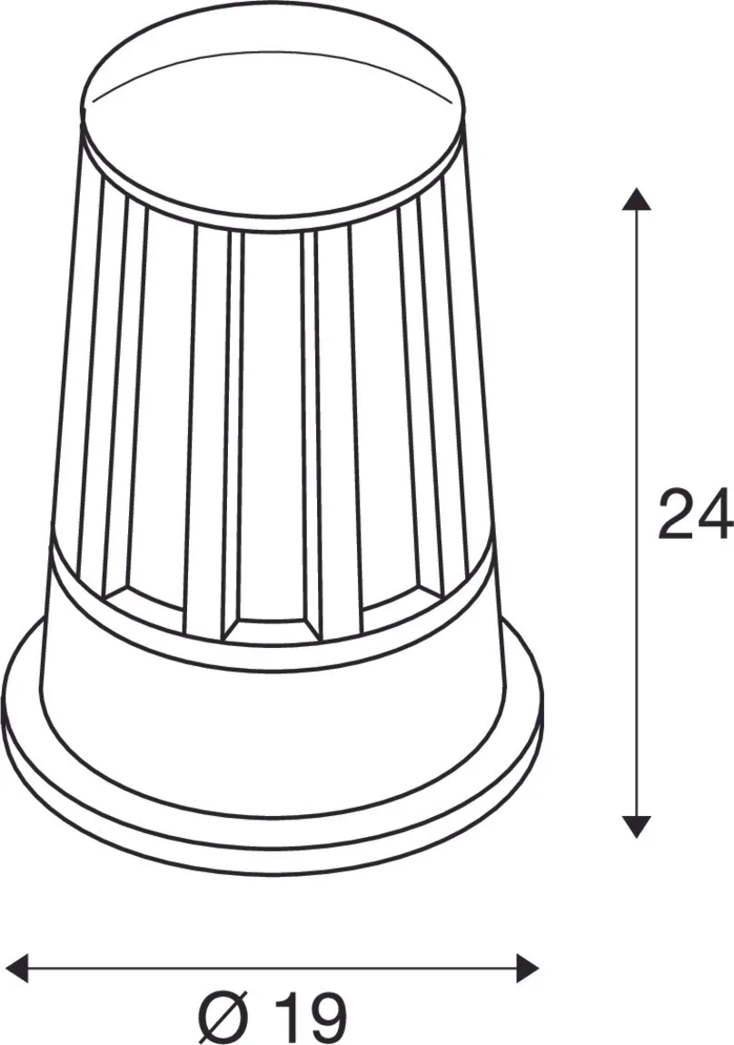 CONE, outdoor armatuur, antraciet, E27, max. 100W, IP54