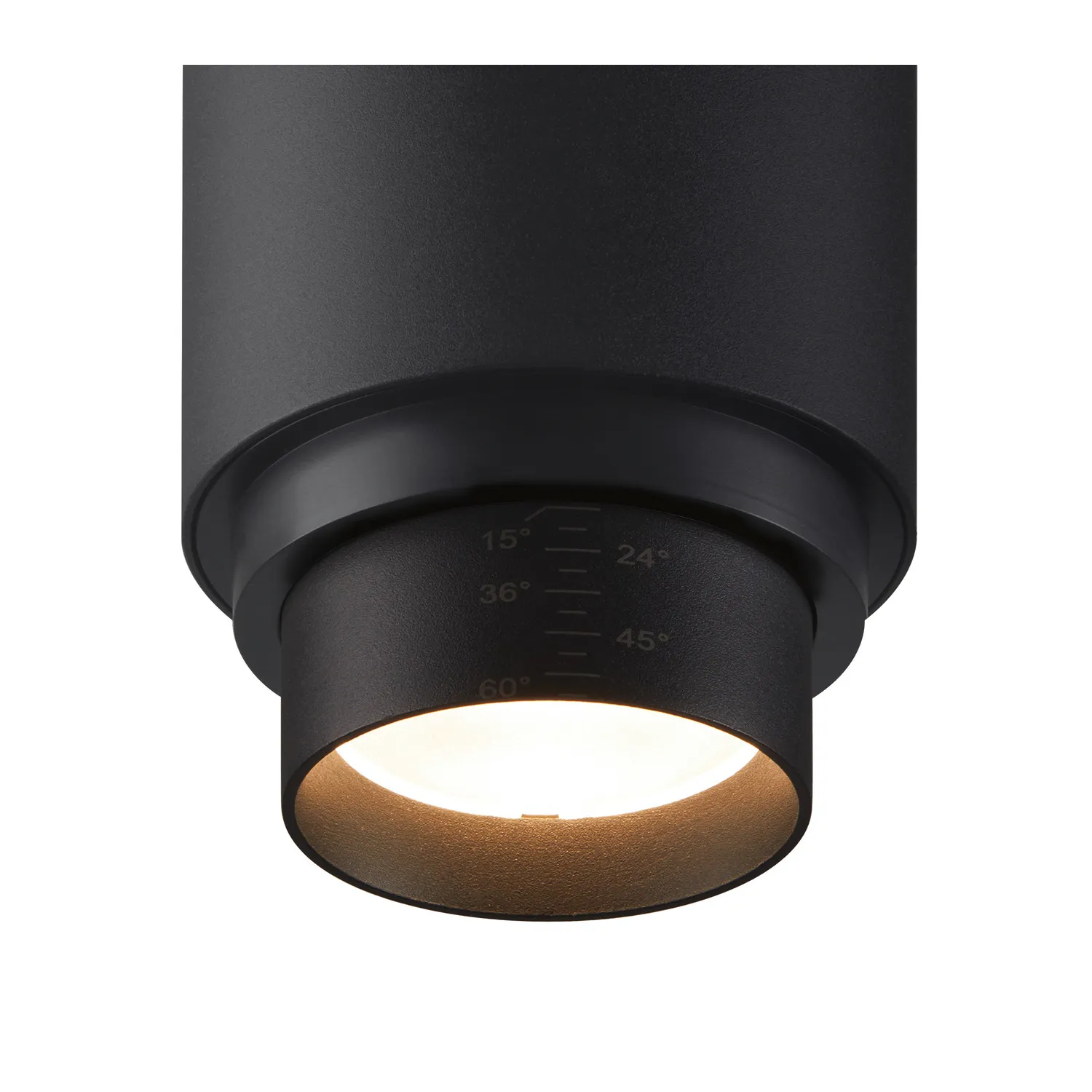 NUMINOS® ZOOM M PHASE, 3-fase spot zwart 20W 3000K 15-60°