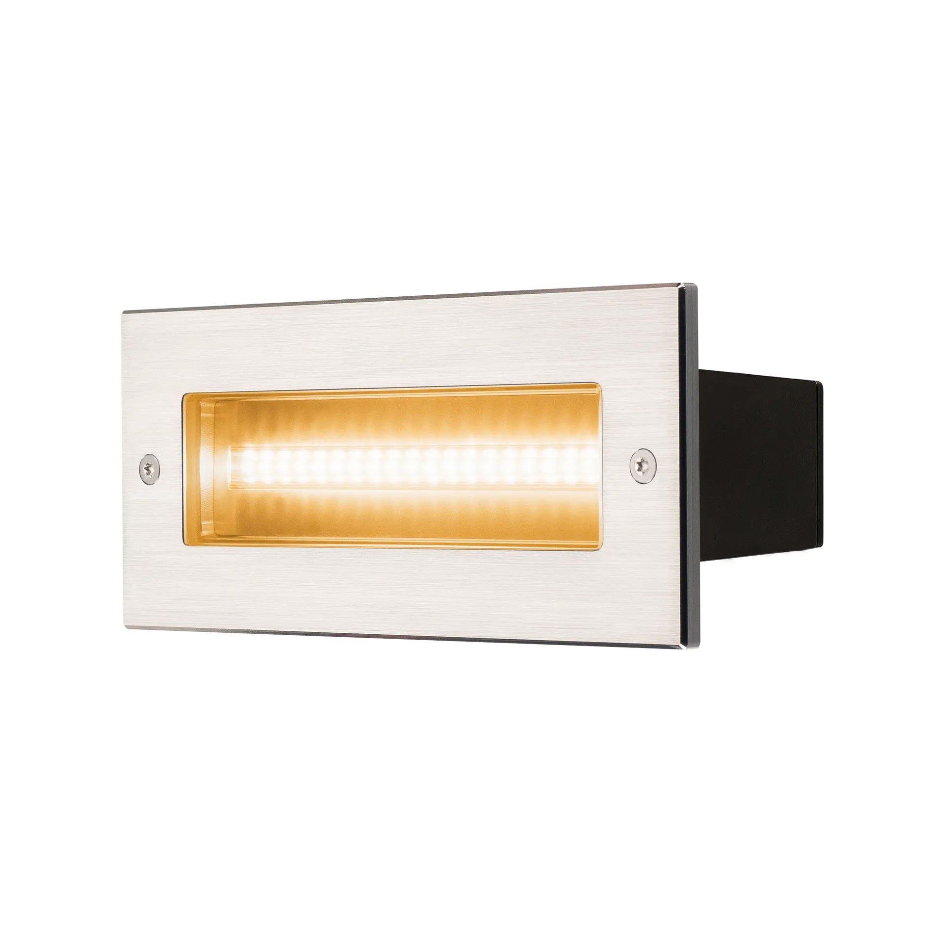 BRICK, outdoor wandinbouwarmatuur, led, 3000 k, roestvrij staal, IP67,
