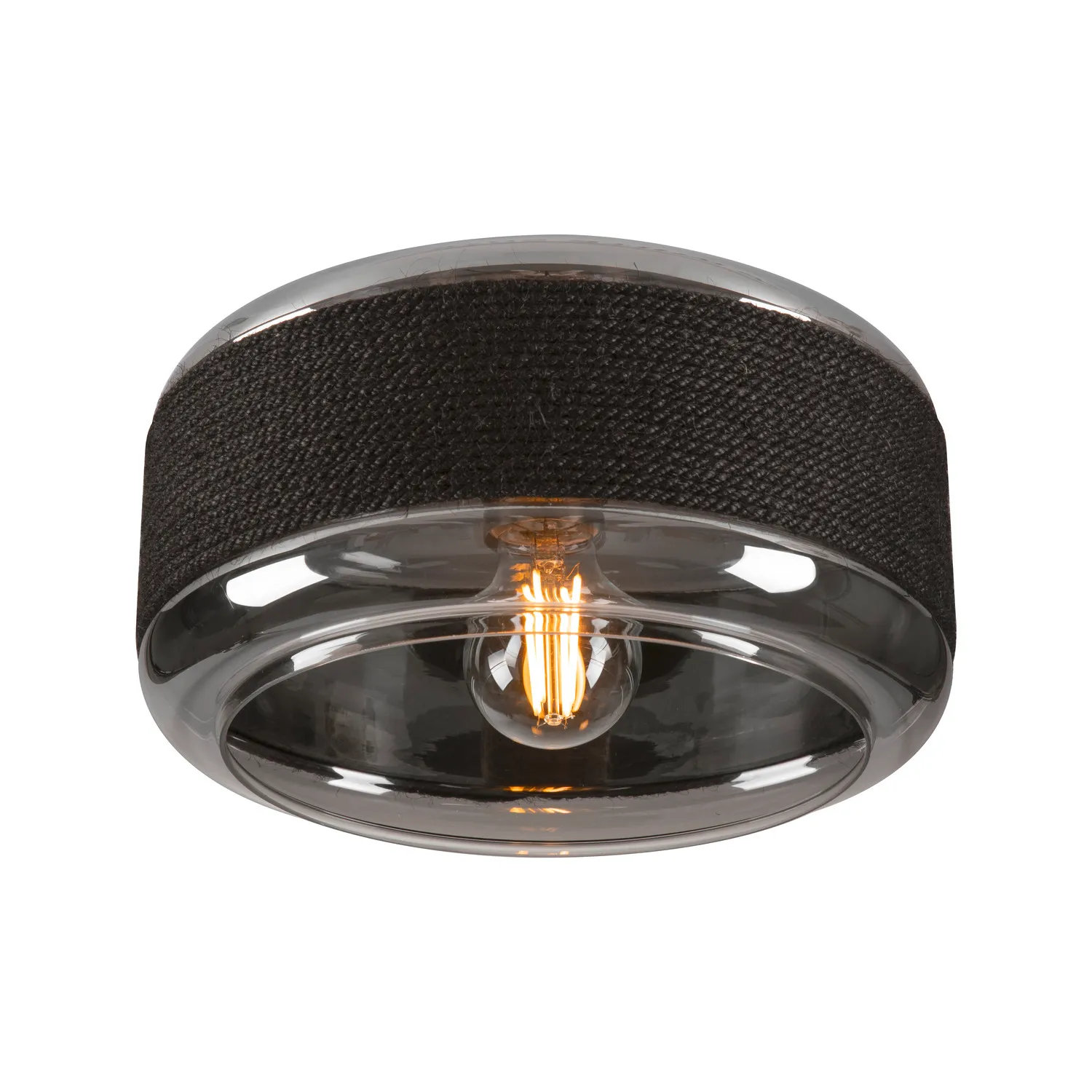 PANTILO ROPE 27, wand- en plafondopbouwarmatuur, cilindrisch, 1 x max.