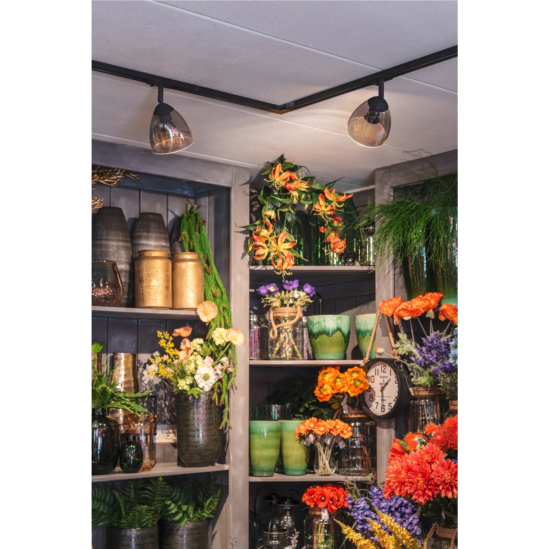 PARA CONE GL GU10, 1-fase spot zwart/transparant