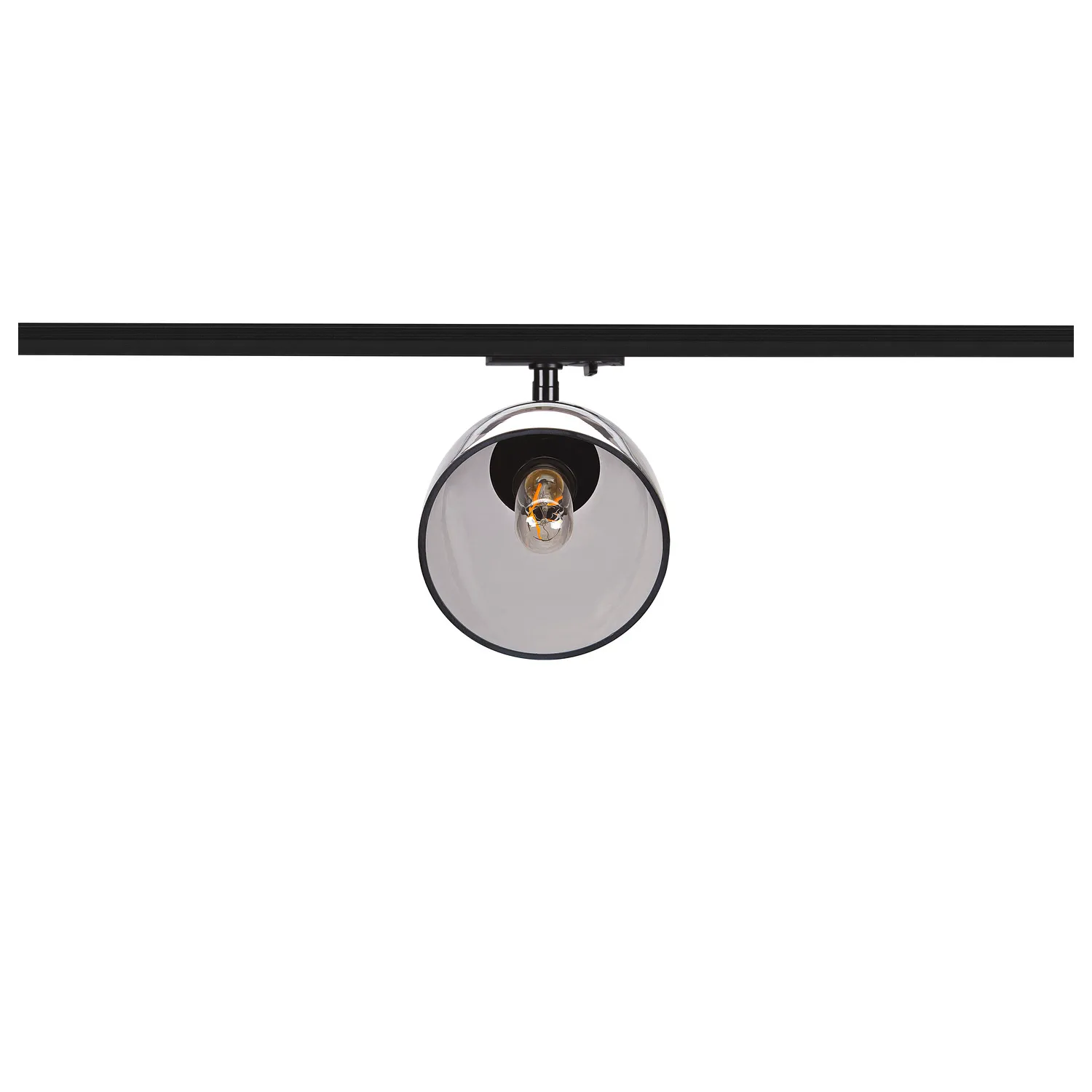 PARA CONE GL GU10, 1-fase spot zwart/transparant