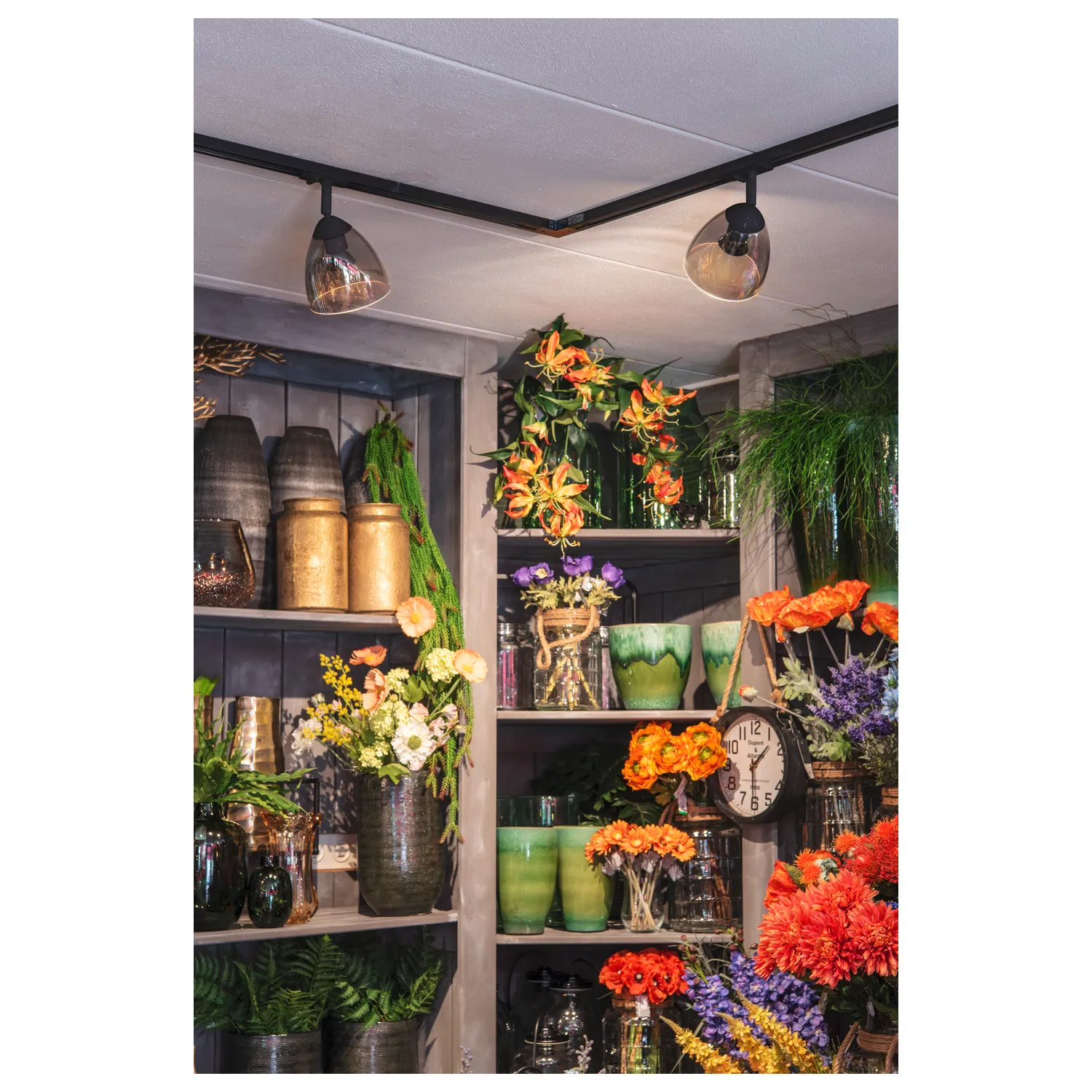 PARA CONE GL GU10, 1-fase spot zwart/transparant