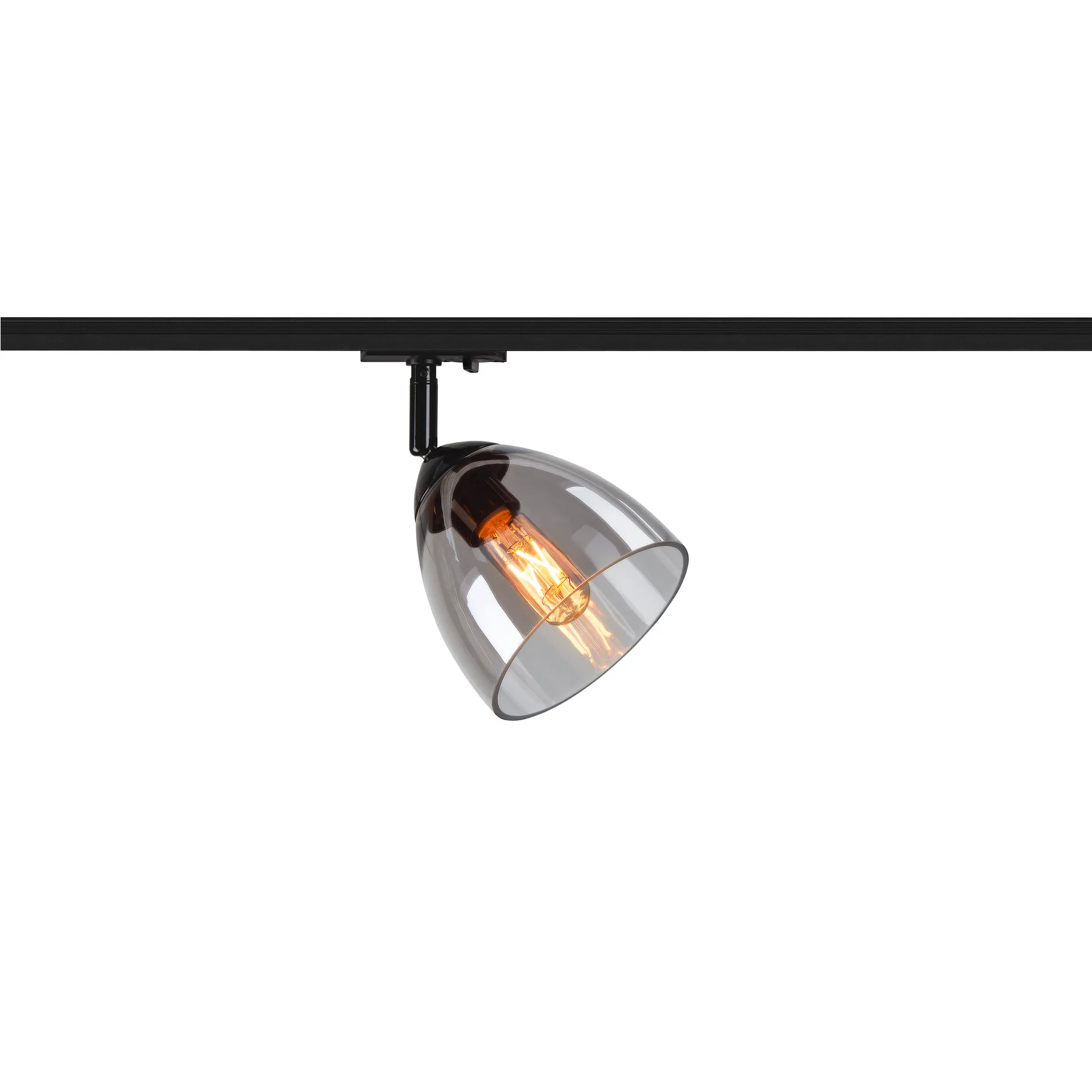 PARA CONE GL GU10, 1-fase spot zwart/transparant