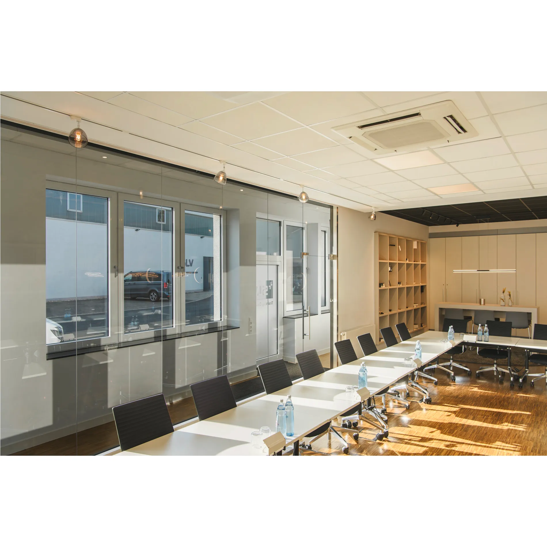 PARA CONE GL GU10, 3-fase spot wit/transparant