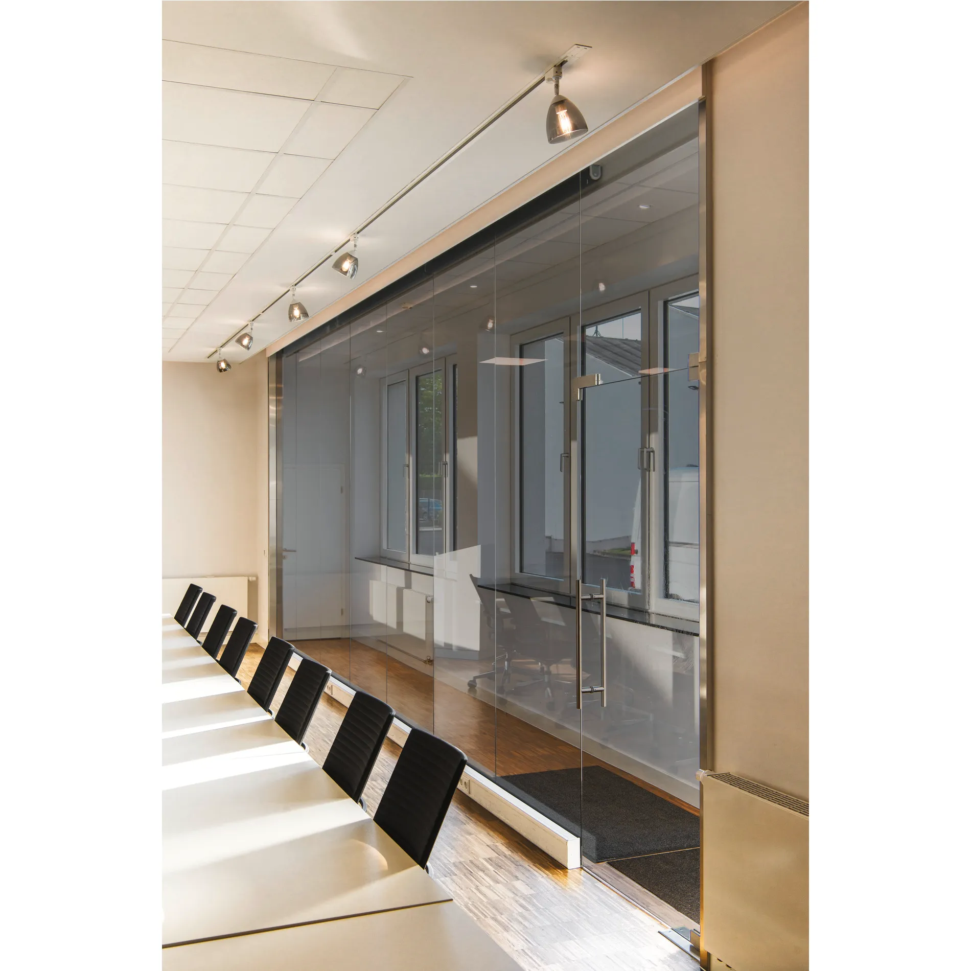 PARA CONE GL GU10, 3-fase spot wit/transparant