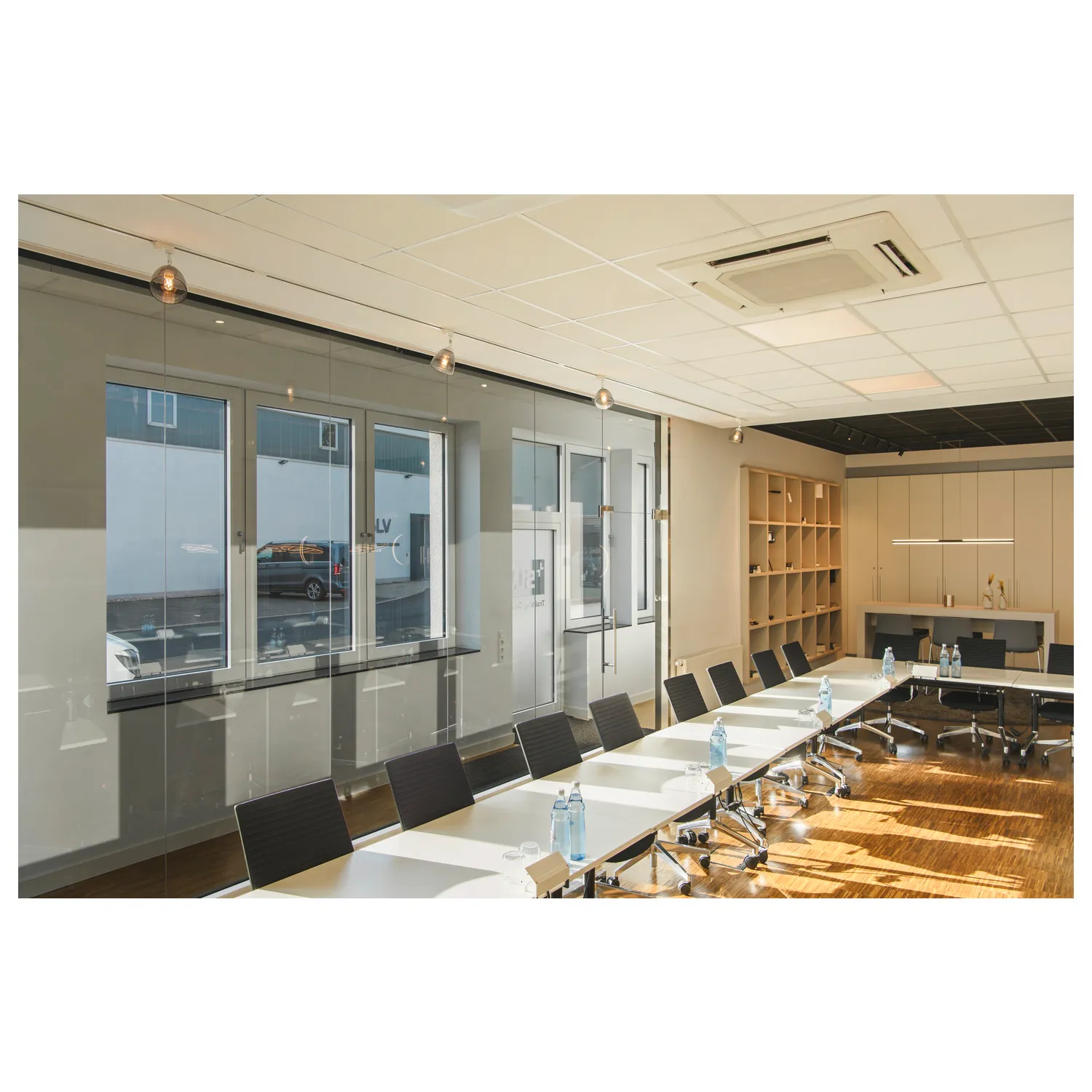 PARA CONE GL GU10, 3-fase spot wit/transparant