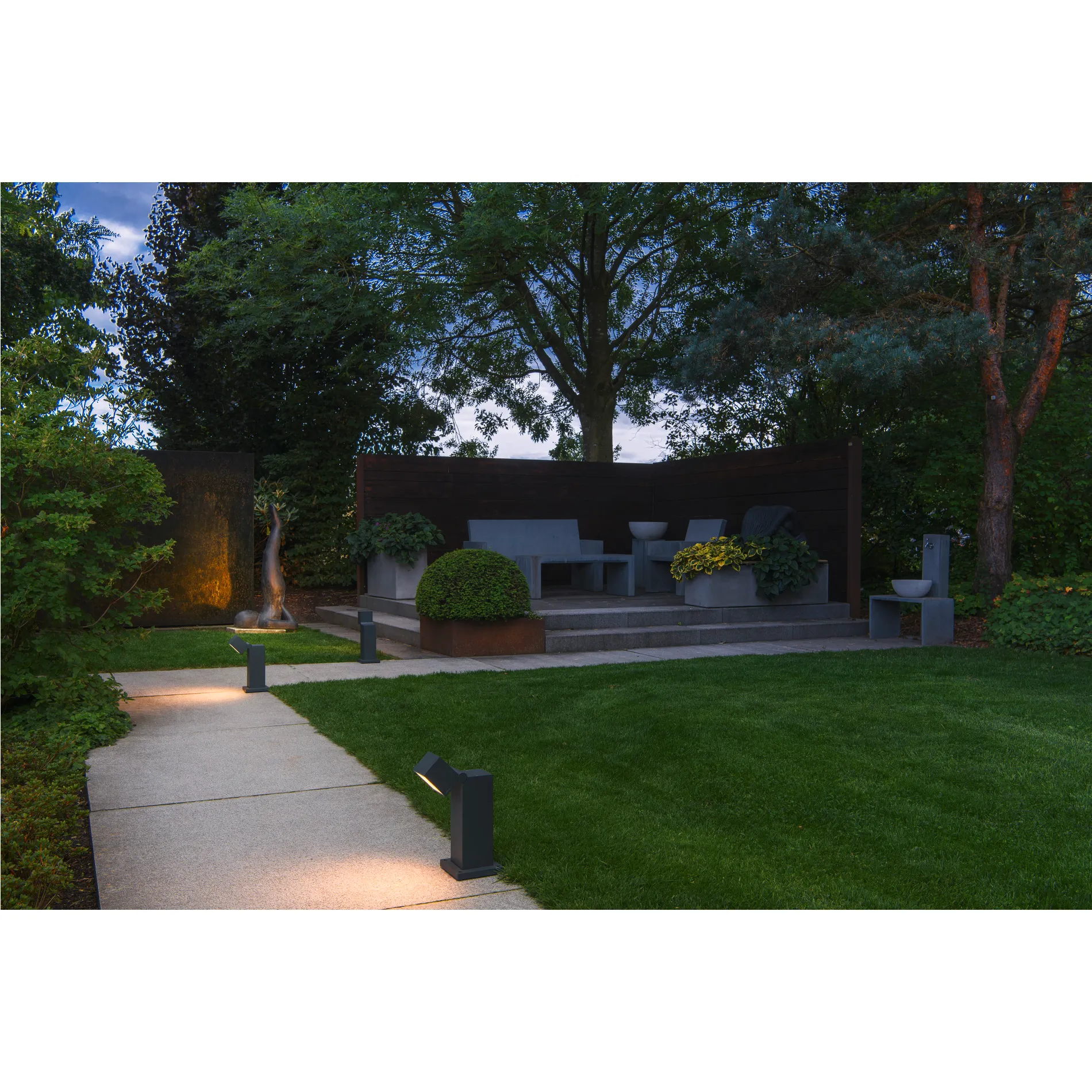 S-CUBE 35, staand armatuur, 15 W, 2700/3000K, PHASE, antraciet