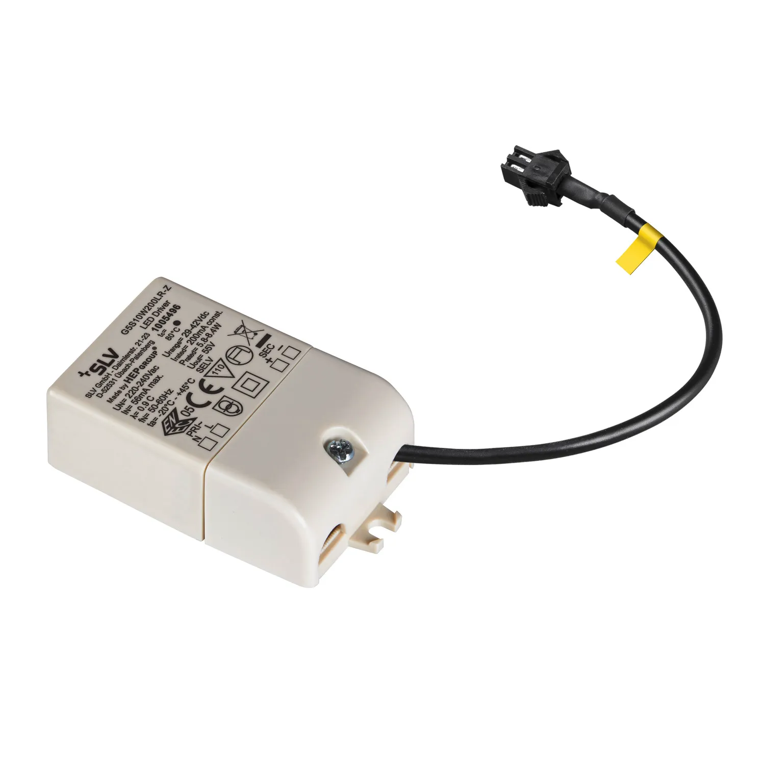 Led-driver, 200 mA 10W, Quick Connector