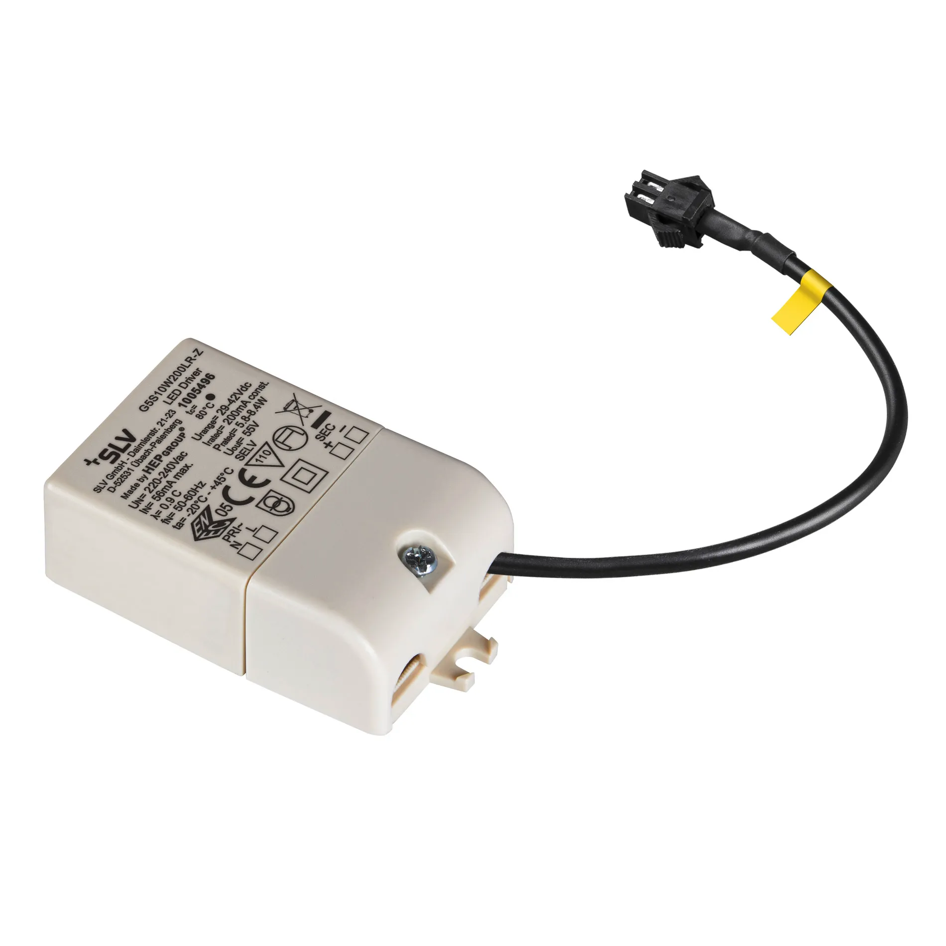 Led-driver, 200 mA 10W, Quick Connector