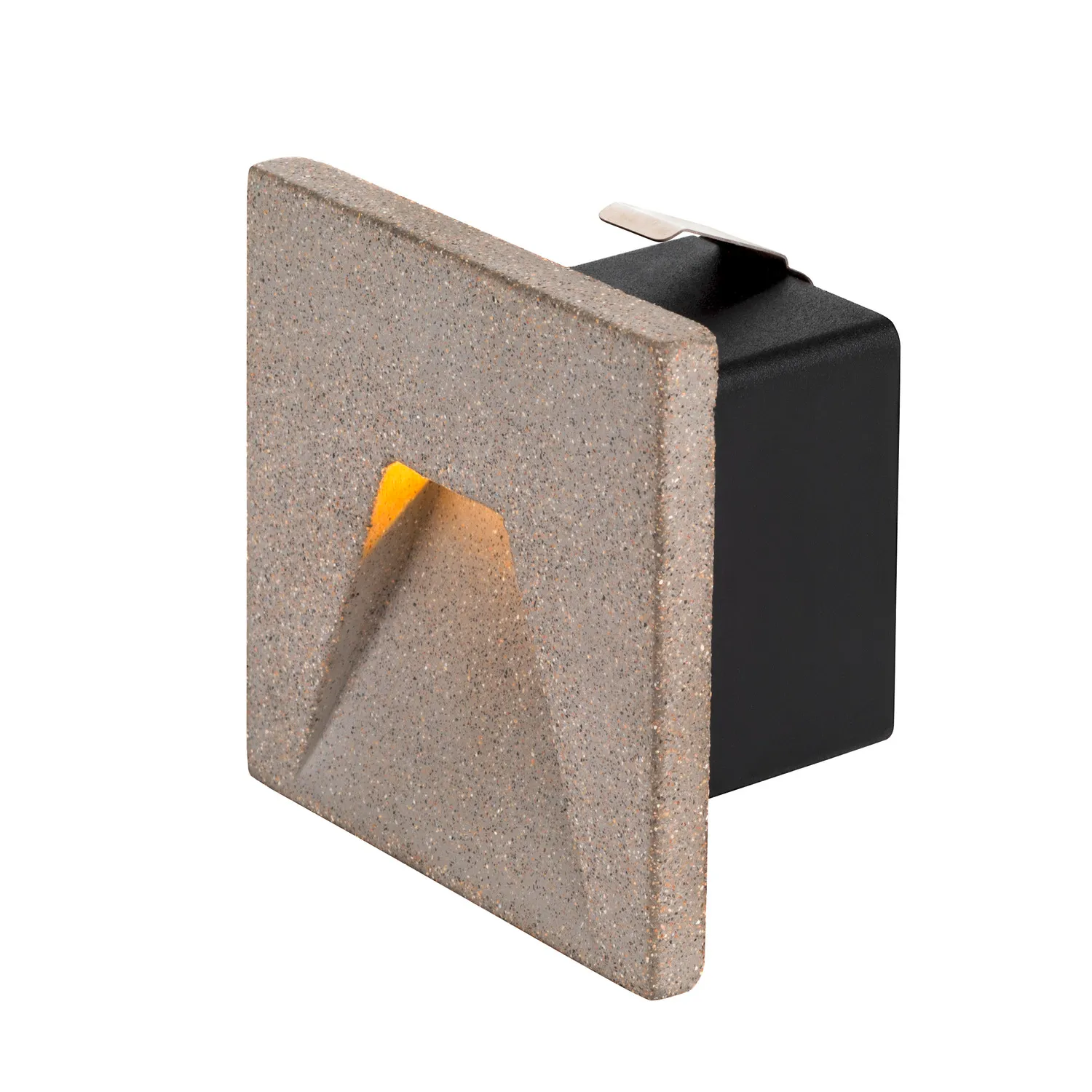 CONCRETO EL, wandinbouwarmatuur grijs, 3.2W, 45lm, 3000K