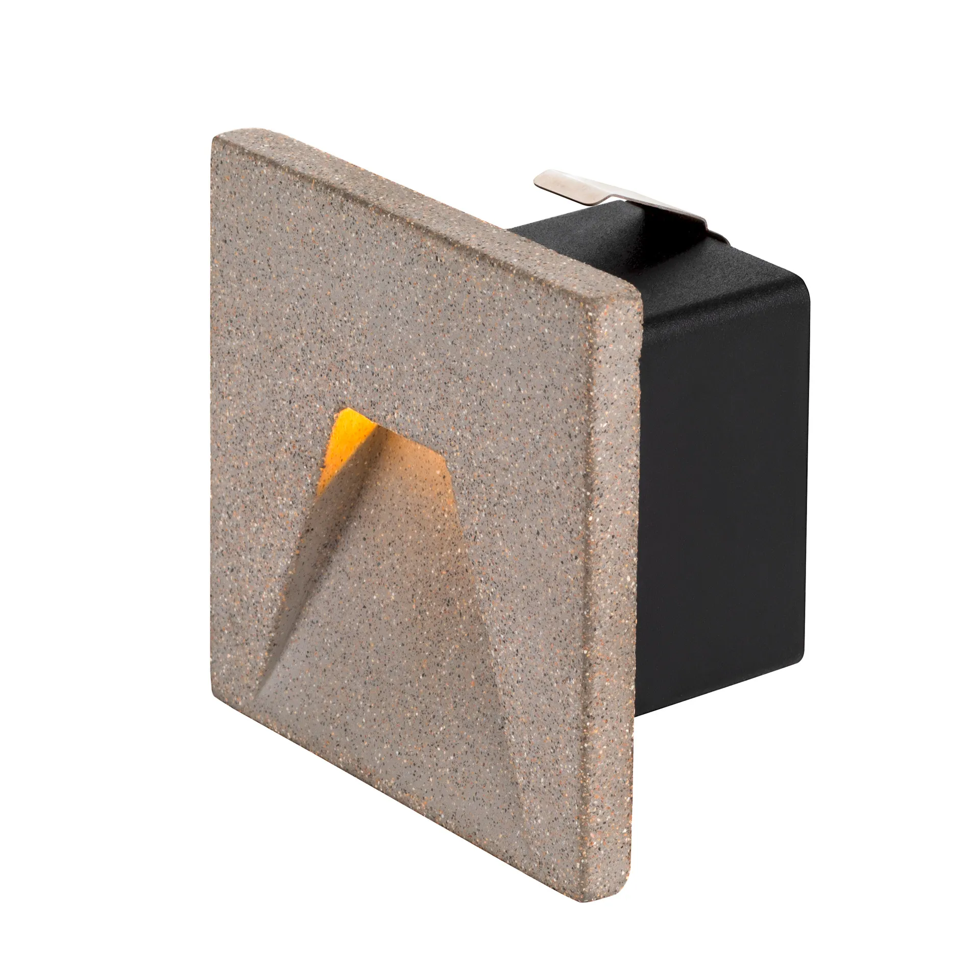 CONCRETO EL, wandinbouwarmatuur grijs, 3.2W, 45lm, 3000K