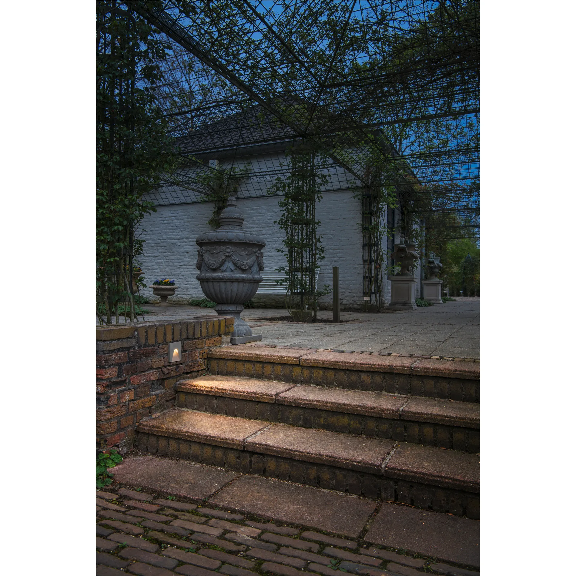 CONCRETO EL, wandinbouwarmatuur grijs, 3.2W, 45lm, 3000K