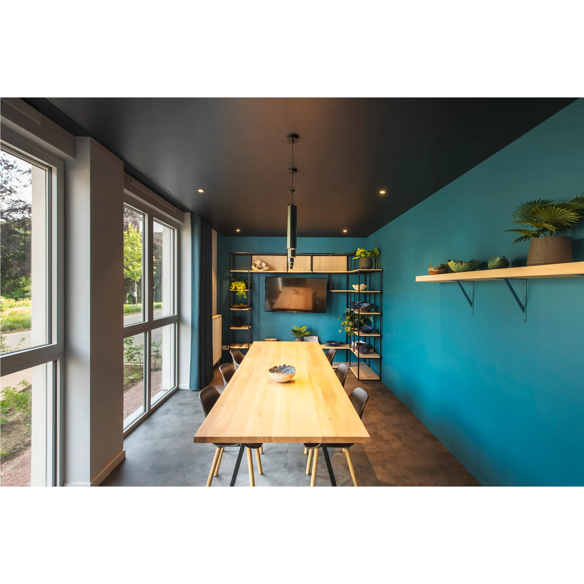 NEW TRIA® 75, plafondinbouwlamp, rond, max. 10W GU10, zwart