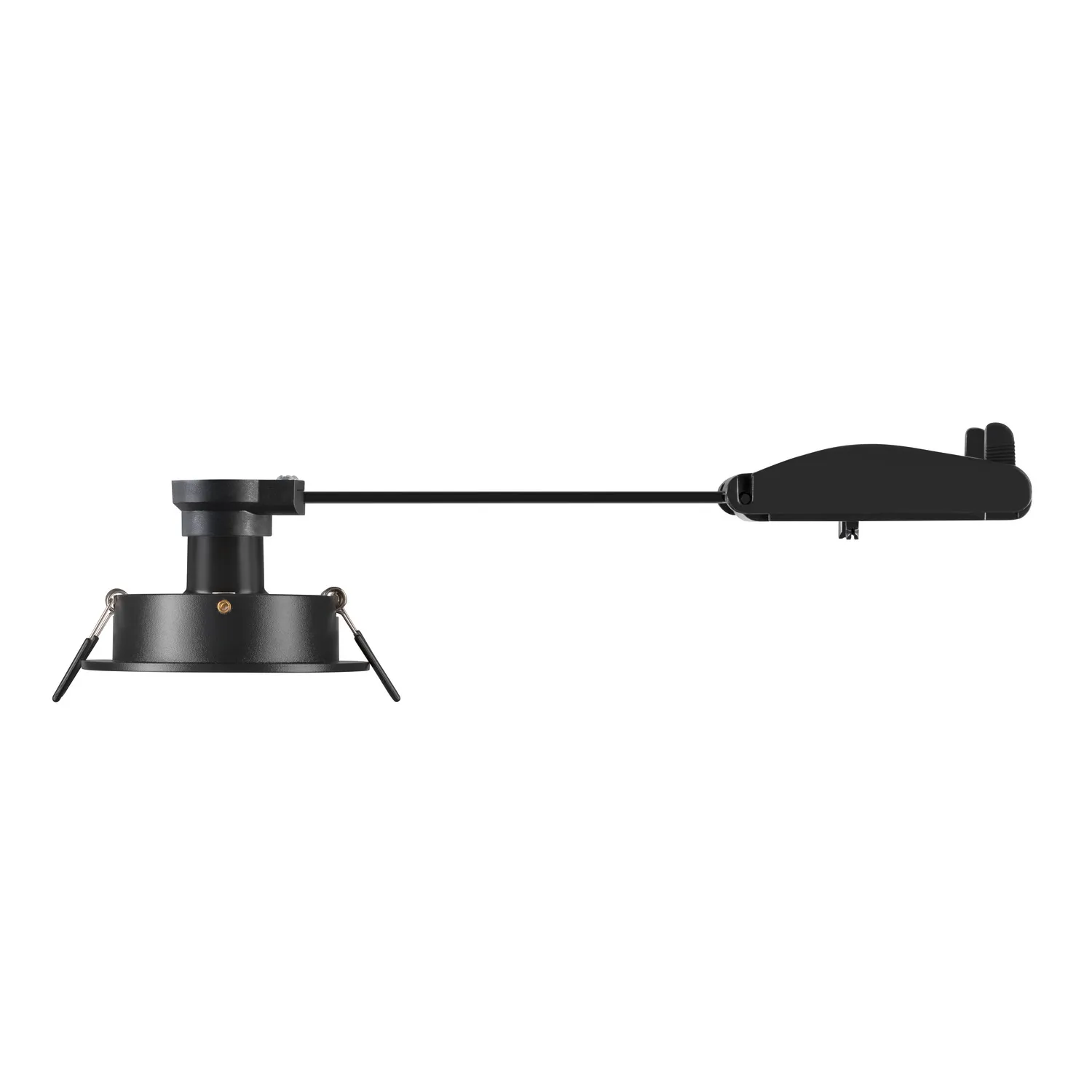 NEW TRIA® 75, plafondinbouwlamp, rond, max. 10W GU10, zwart