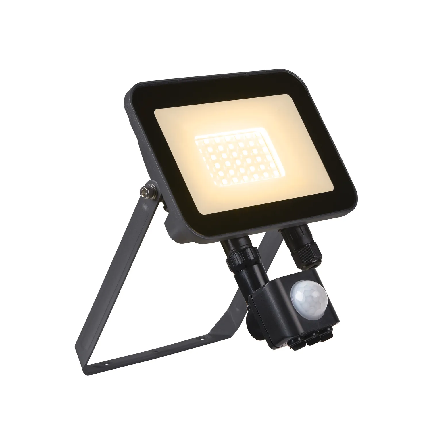 FLOODI M, wand- en plafondopbouwarmatuur antraciet / transparant 30W 3