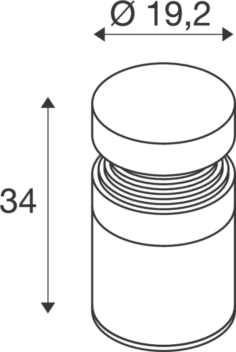CONCRETE, Pole 35, PHASE, staande armatuur, 2700 K, IP65, grijs